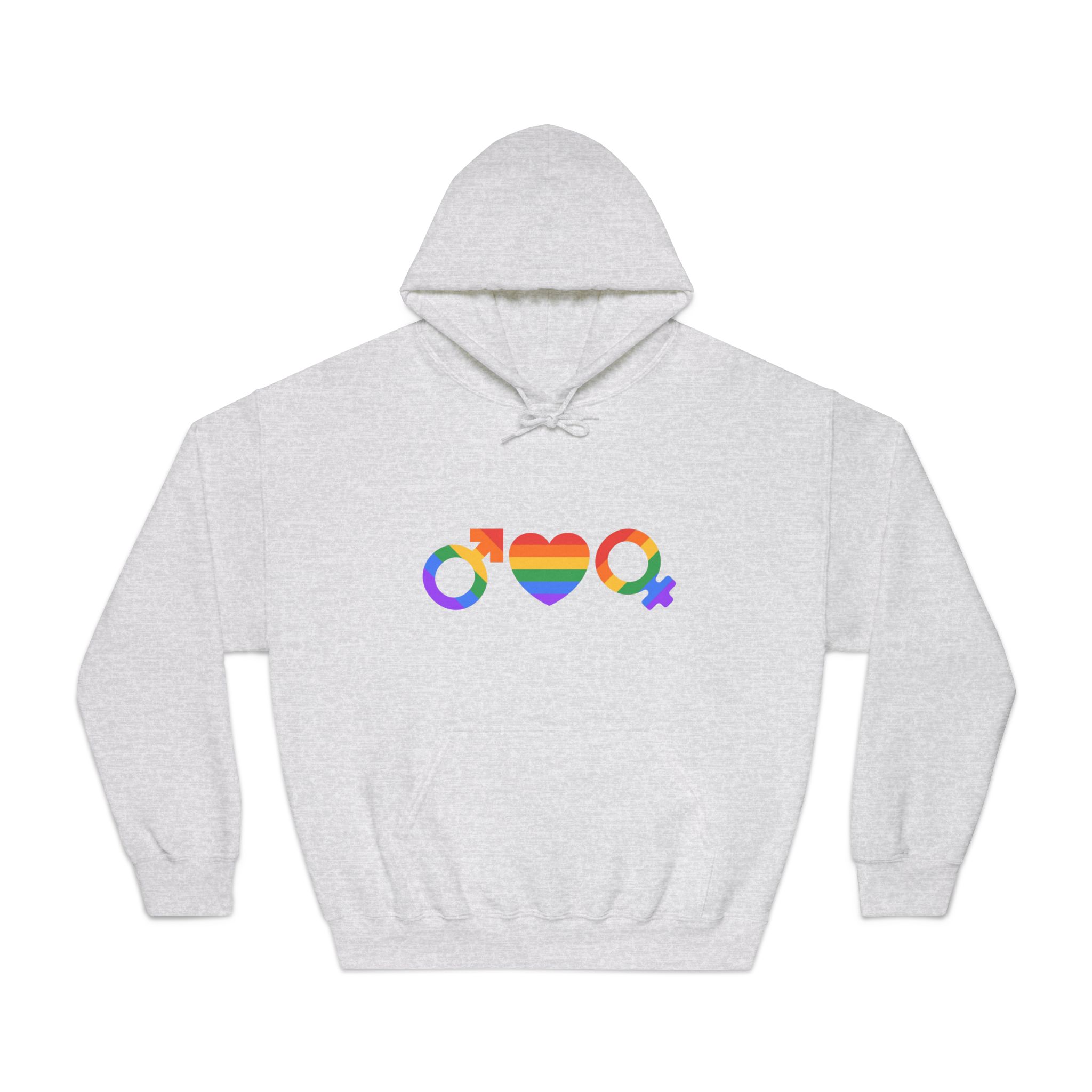 Lgbt Pride Month June Lesbian Gay Bisexual Transgender Lgbtq Flag Rainbow Vector(2) Unisex Dryblend Hooded Sweatshirt - Image 5