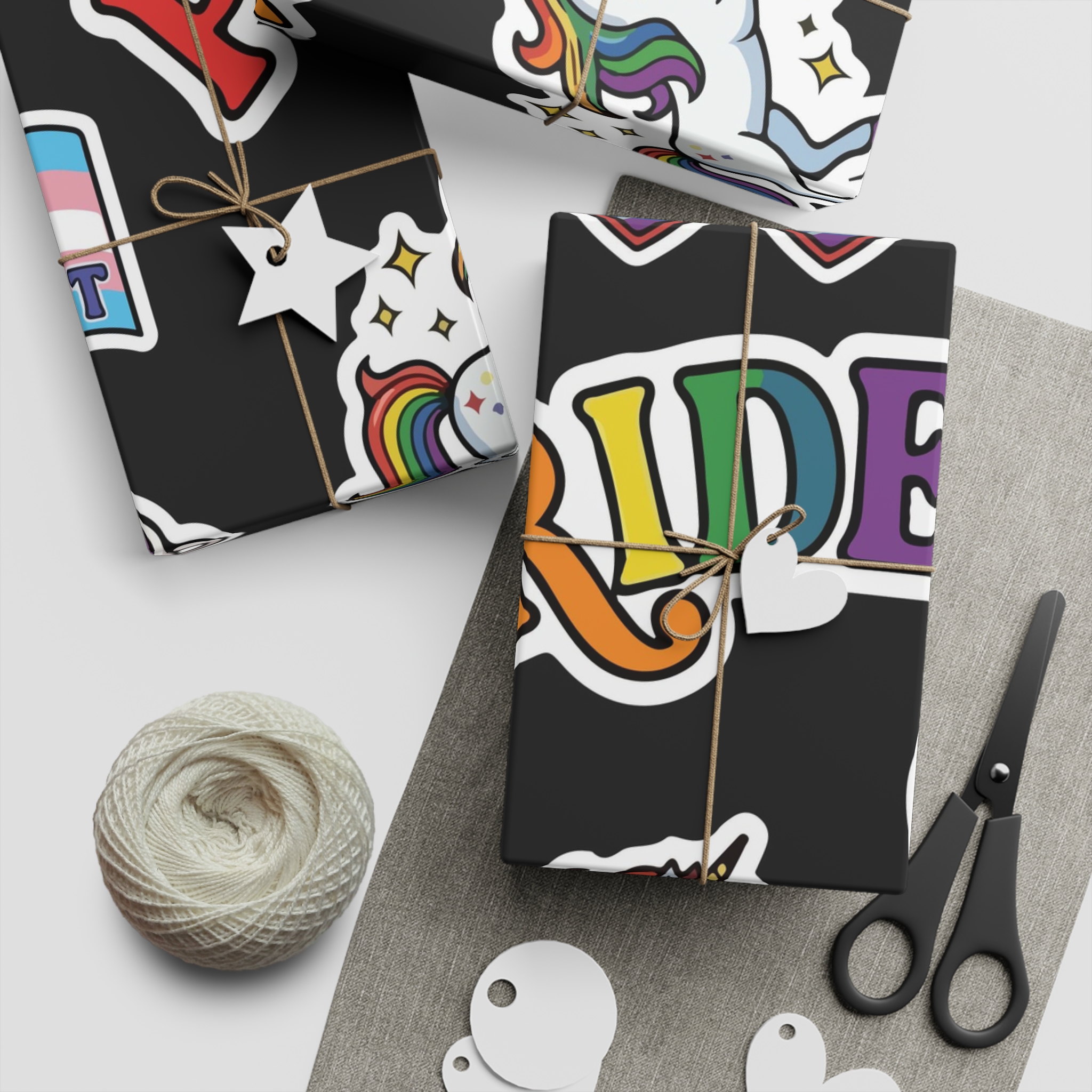Lesbian Pride Design 17553F Gift Wrapping Paper Sheets 1pc - Image 5