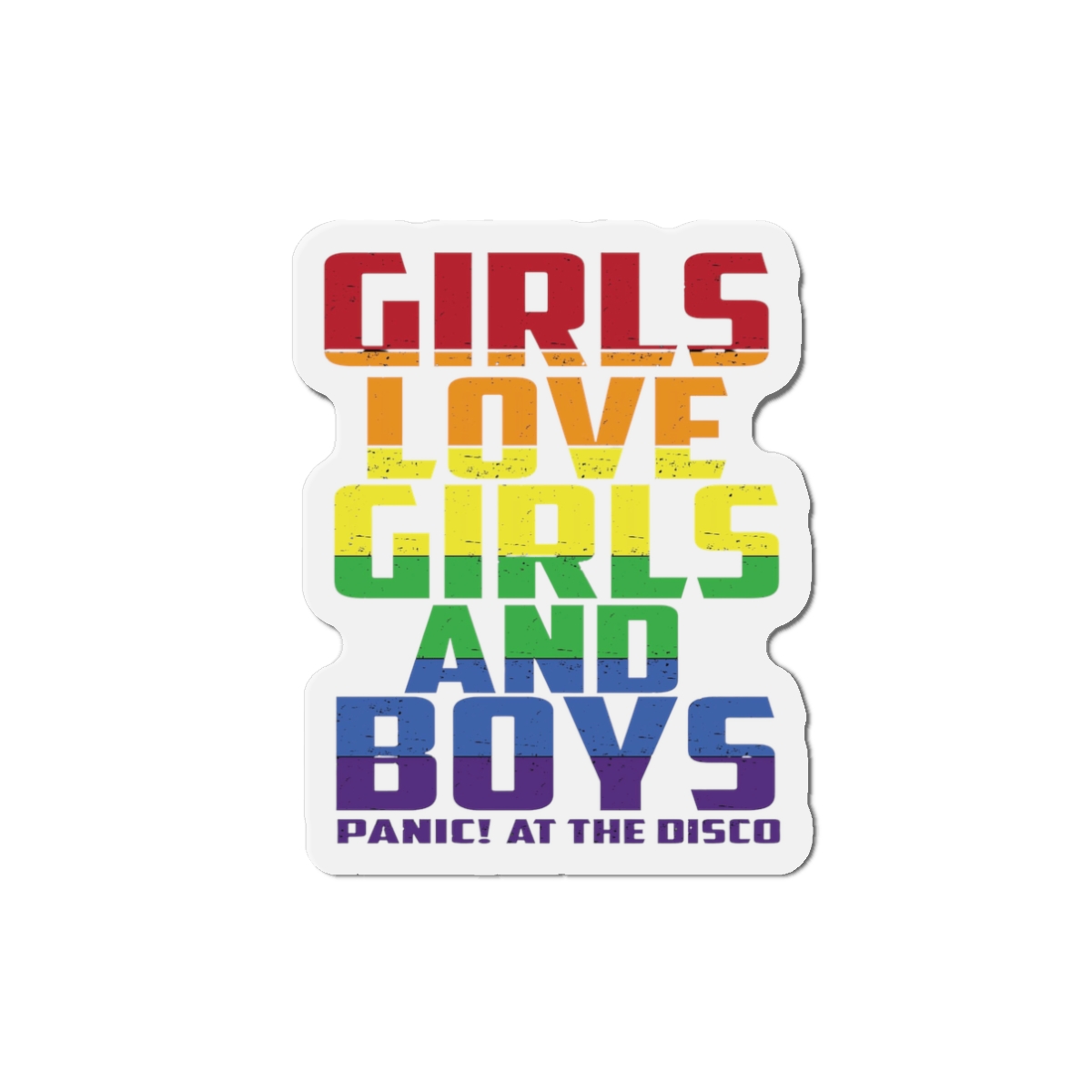 Vector T Shirt Design Template Die Cut Magnets - Image 4