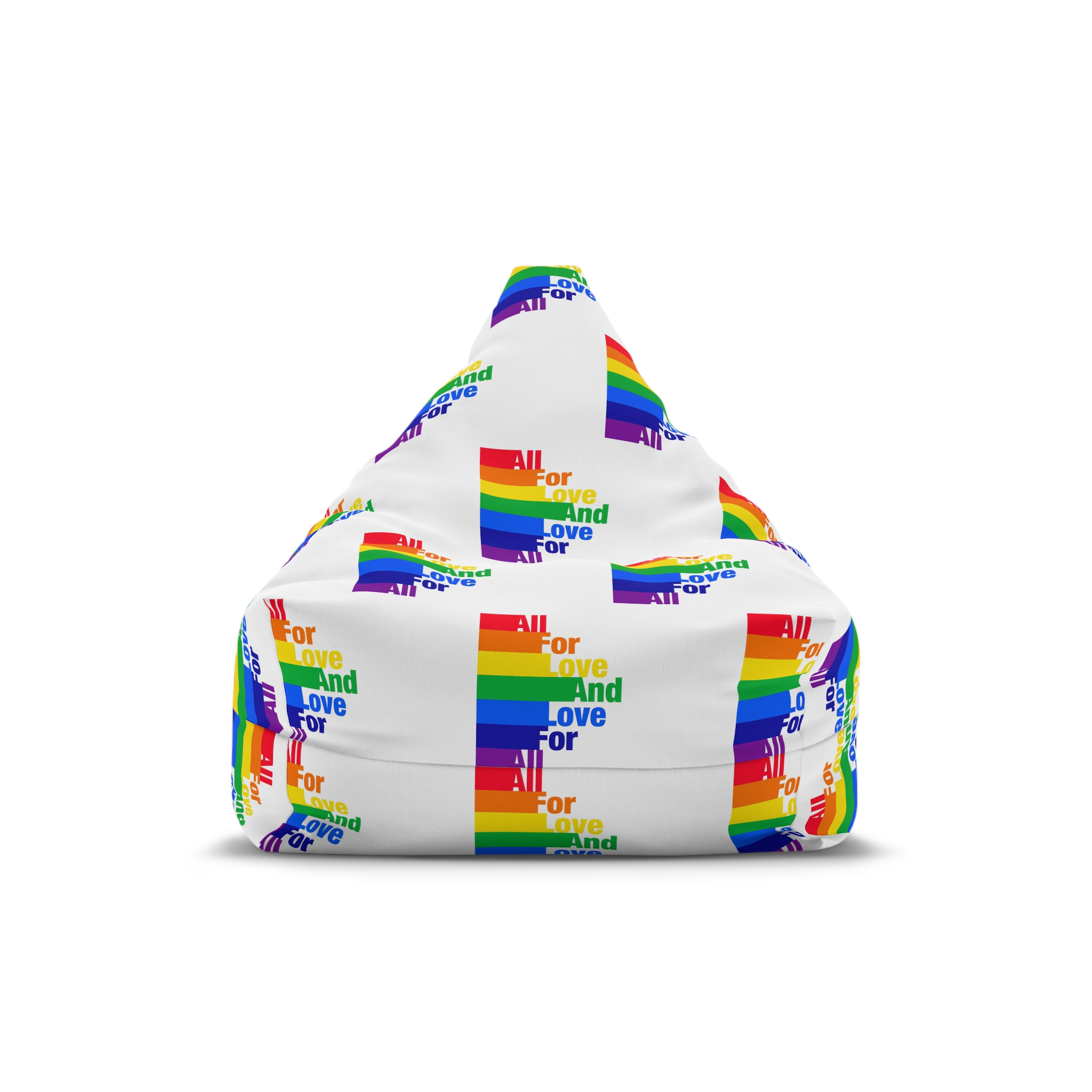 Pride Illustration Bean Bag Chair Cover