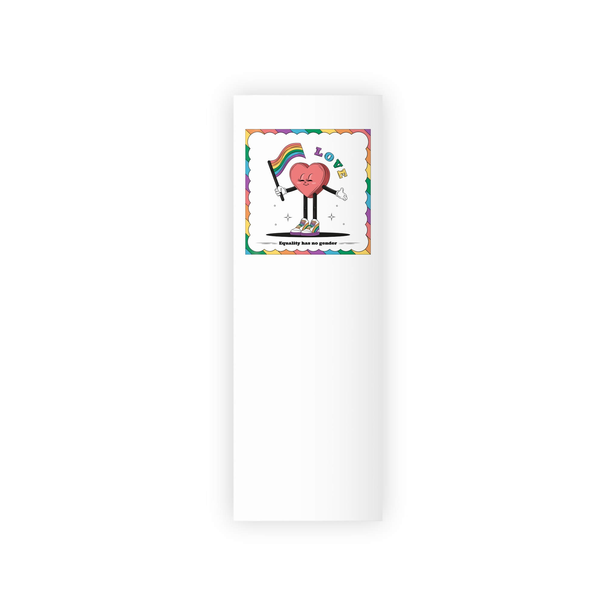 Hand Drawn Illustration Pride Month Celebration Gift Wrapping Paper Rolls 1pc - Image 5