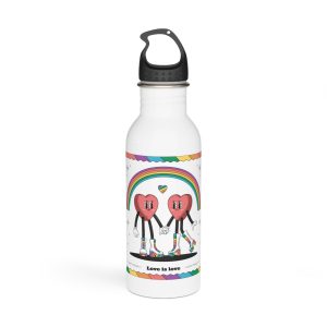 Hand Drawn Illustration Pride Month Celebration(4) Stainless Steel Water Bottle