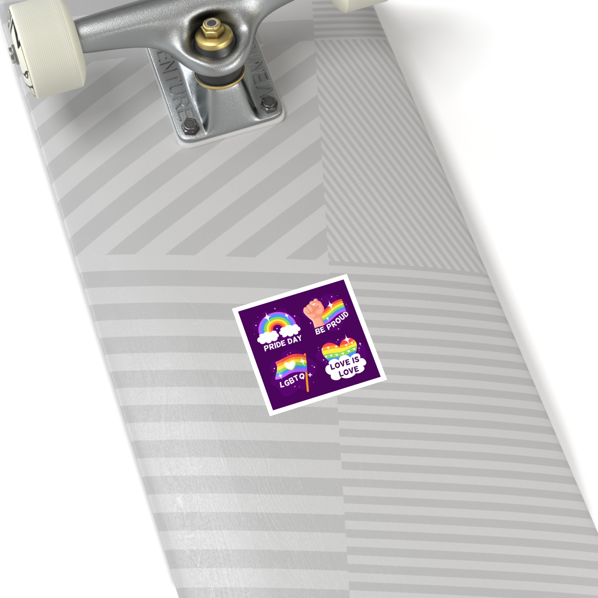 Pride Day Badges Collection Laminate Stickers Square - Image 68