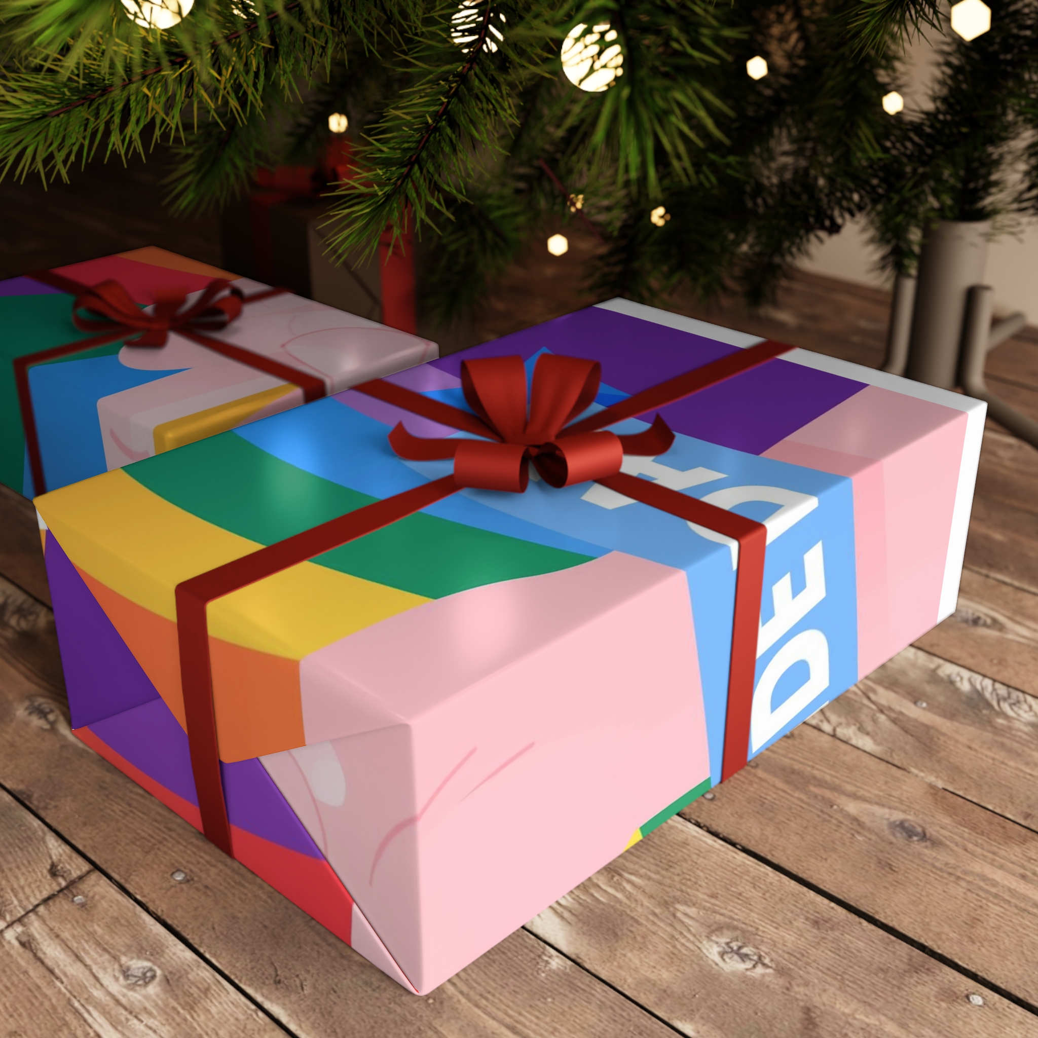 Pride Day Event Message Design Gift Wrapping Paper Sheets 1pc - Image 6
