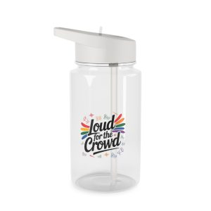 Loud Crowd T Shirt Design Isolated White Background 2 Tritan Water Bottle