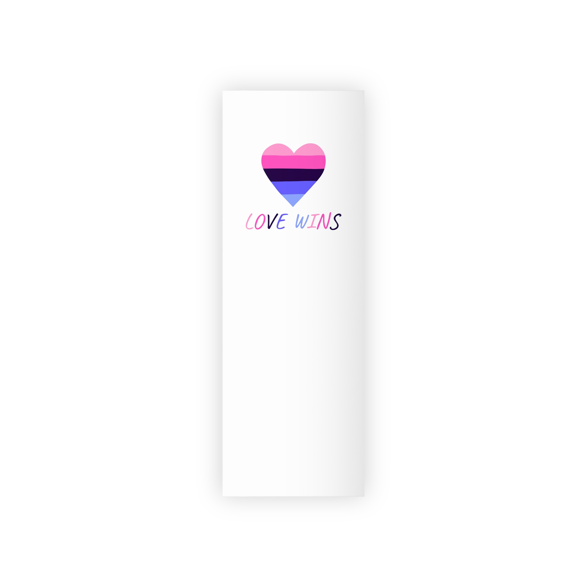 Colorful Heart Shape Omnisexual Pride Flag Happy Pride Day Lgbtqia Community Pride Month Vector Hand Drawn Doodle Posters Stickers Logo Cards Gift Wrapping Paper Rolls 1pc - Image 5