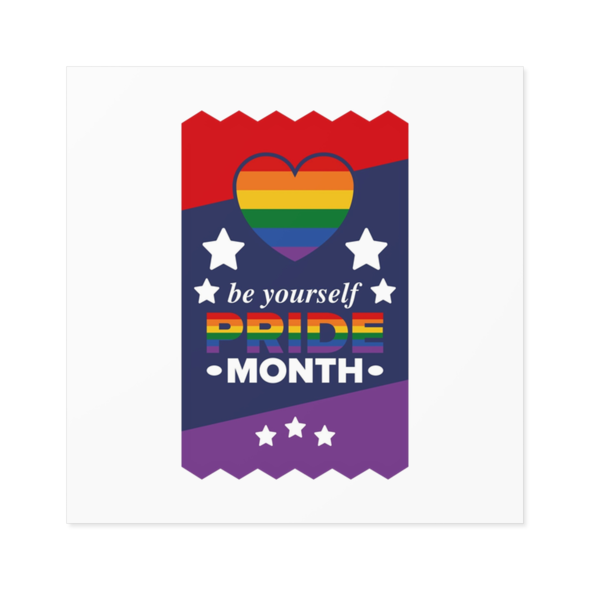 Lgbt Pride Month June Lesbian Gay Bisexual Transgender Love Lgbtq Flag Rainbow Vector Laminate Stickers Square - Image 13