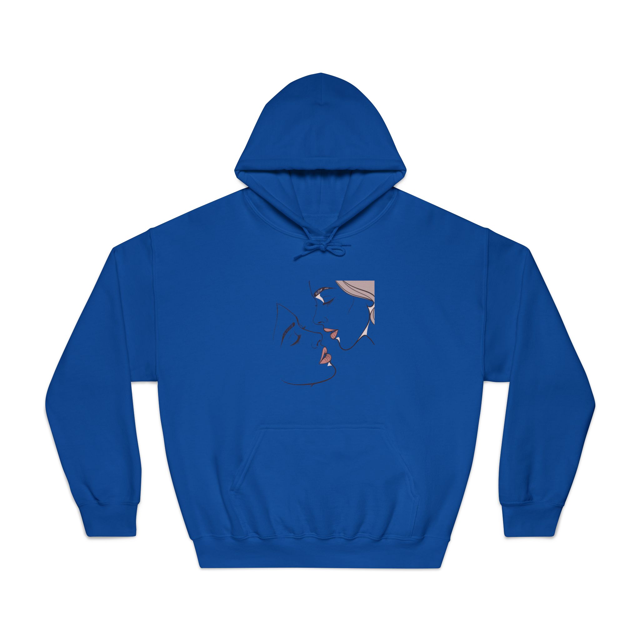 Perfect Lip Set Open Close Smooches (1) Unisex Dryblend Hooded Sweatshirt - Image 25