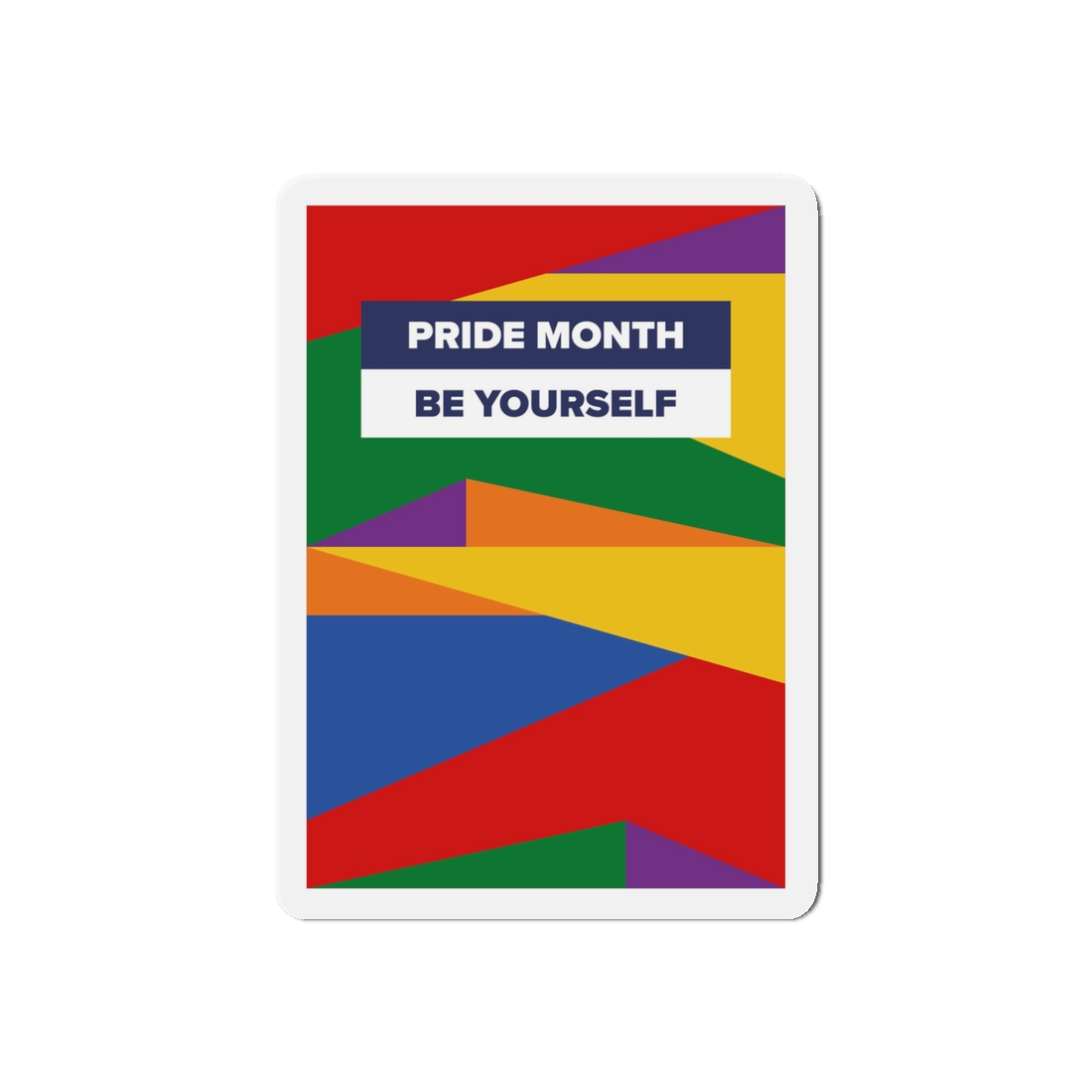Lgbt Pride Month June Lesbian Gay Bisexual Transgender Lgbtq Flag Rainbow Vector(2) Die Cut Magnets - Image 4