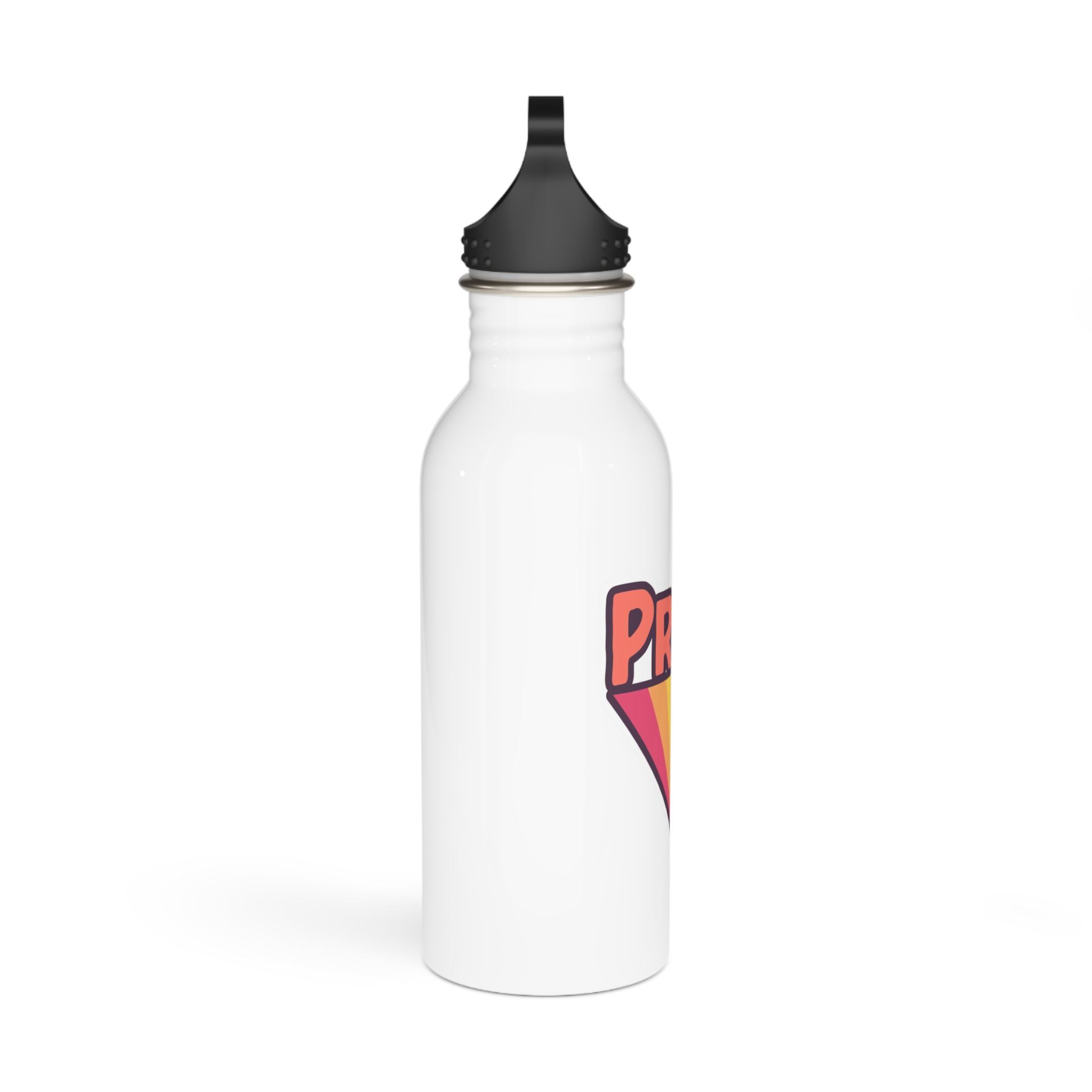 Pride With Rainbow Stainless Steel Water Bottle - Image 2