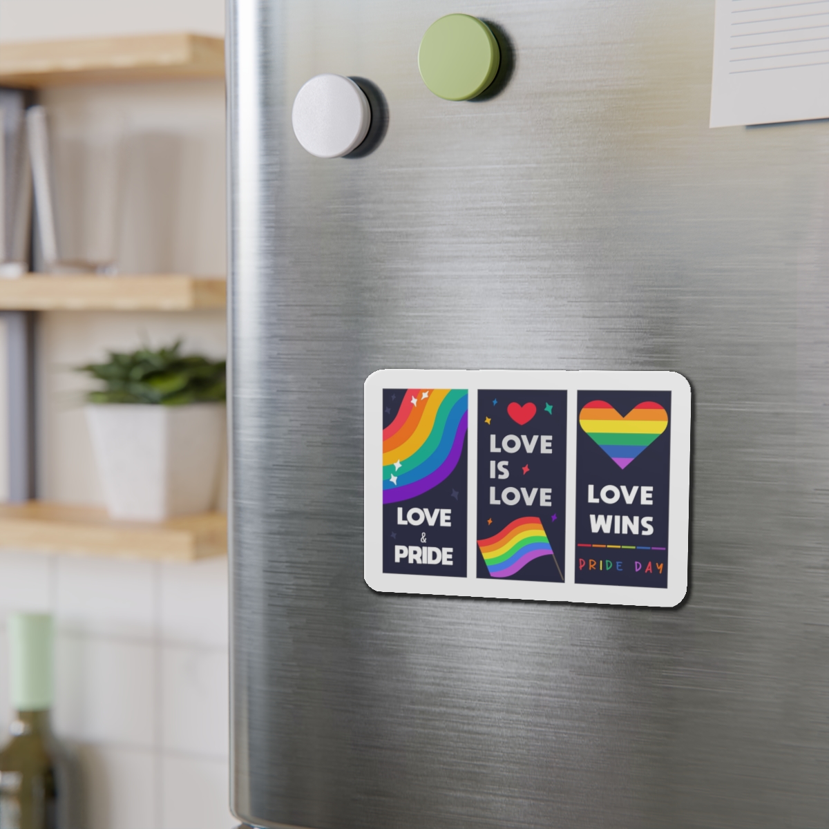 Lgbt Wallpapers Pride Day Celebration Die Cut Magnets - Image 12