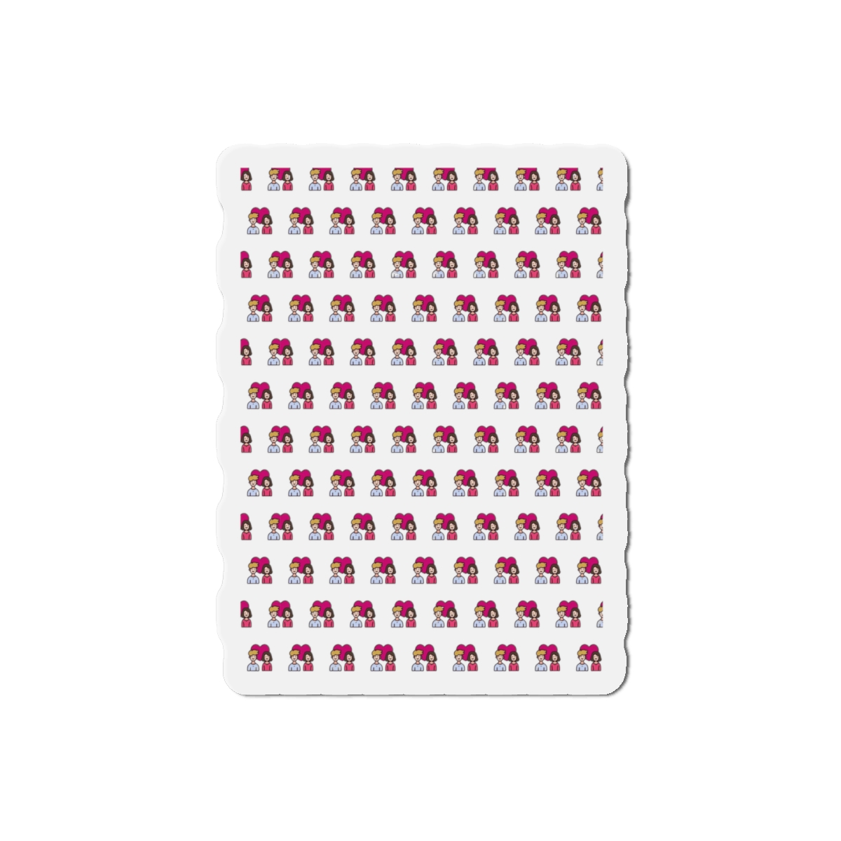 Vactor Seamleass Love Valentines Theme Calendar Die Cut Magnets - Image 10