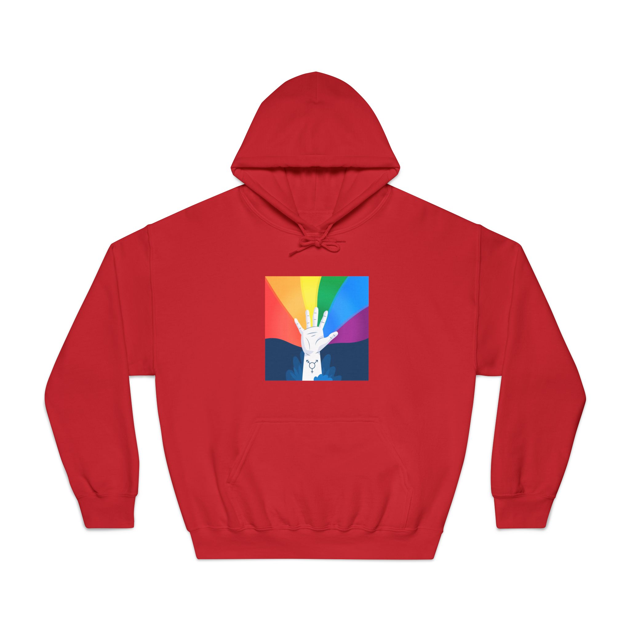 Pride Day Concept Unisex Dryblend Hooded Sweatshirt - Image 33