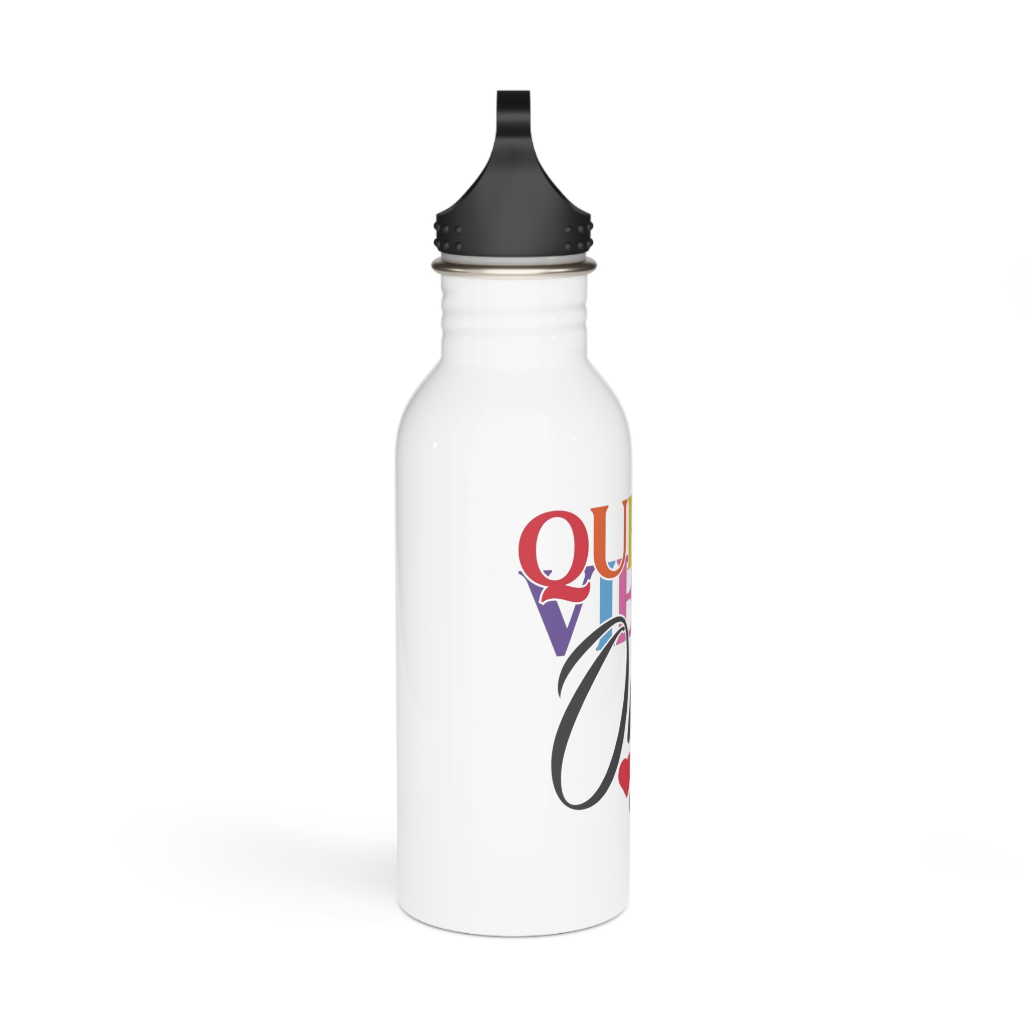 Lgbtq Pride Month Quote Eps Design Vector Pride Design Template(1) Stainless Steel Water Bottle - Image 2