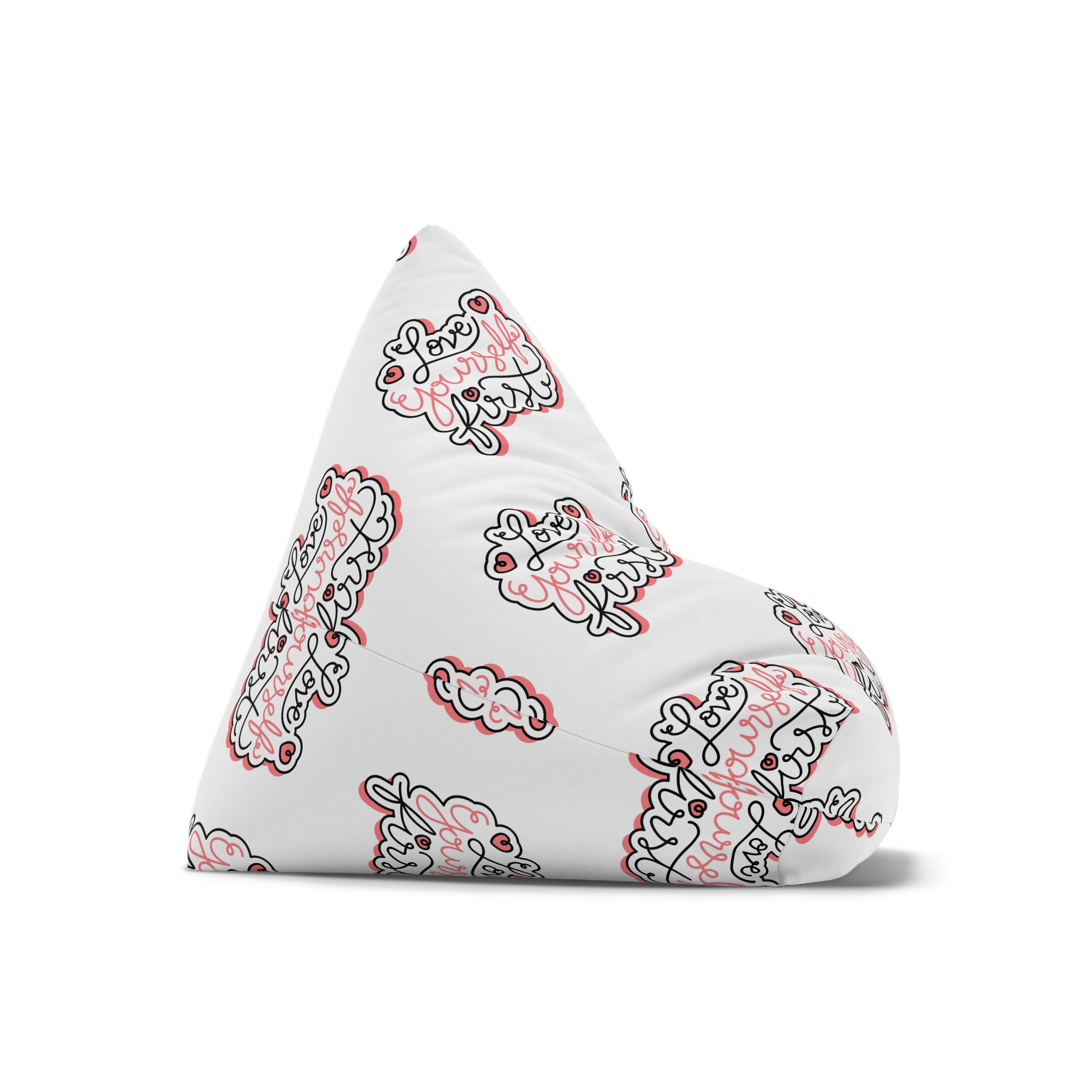 Self Love Lettering Bean Bag Chair Cover - Image 7
