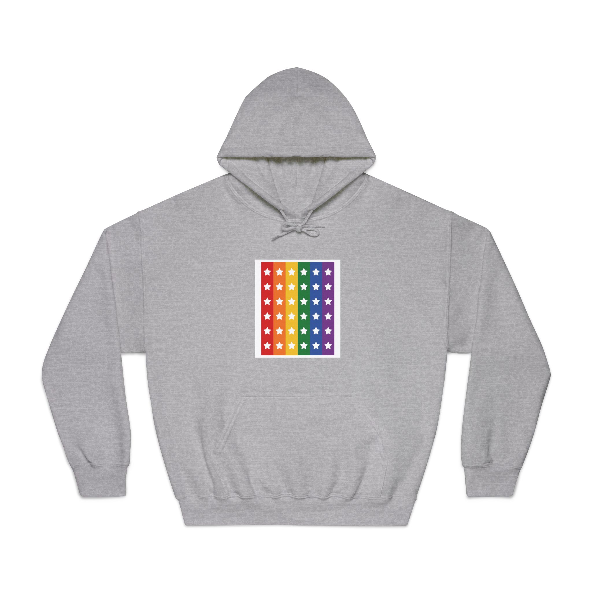 Lgbt Pride Month June Lesbian Gay Bisexual Transgender Lgbtq Flag Rainbow Vector(3) (1) Unisex Dryblend Hooded Sweatshirt - Image 13