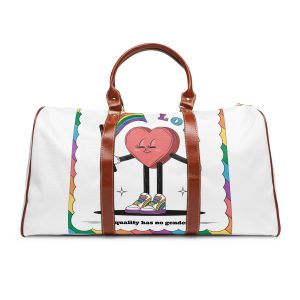 Hand Drawn Illustration Pride Month Celebration Waterproof Travel Bag