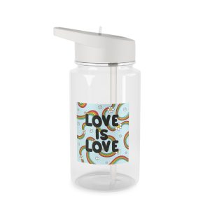 Pride Day Lettering Concept Tritan Water Bottle