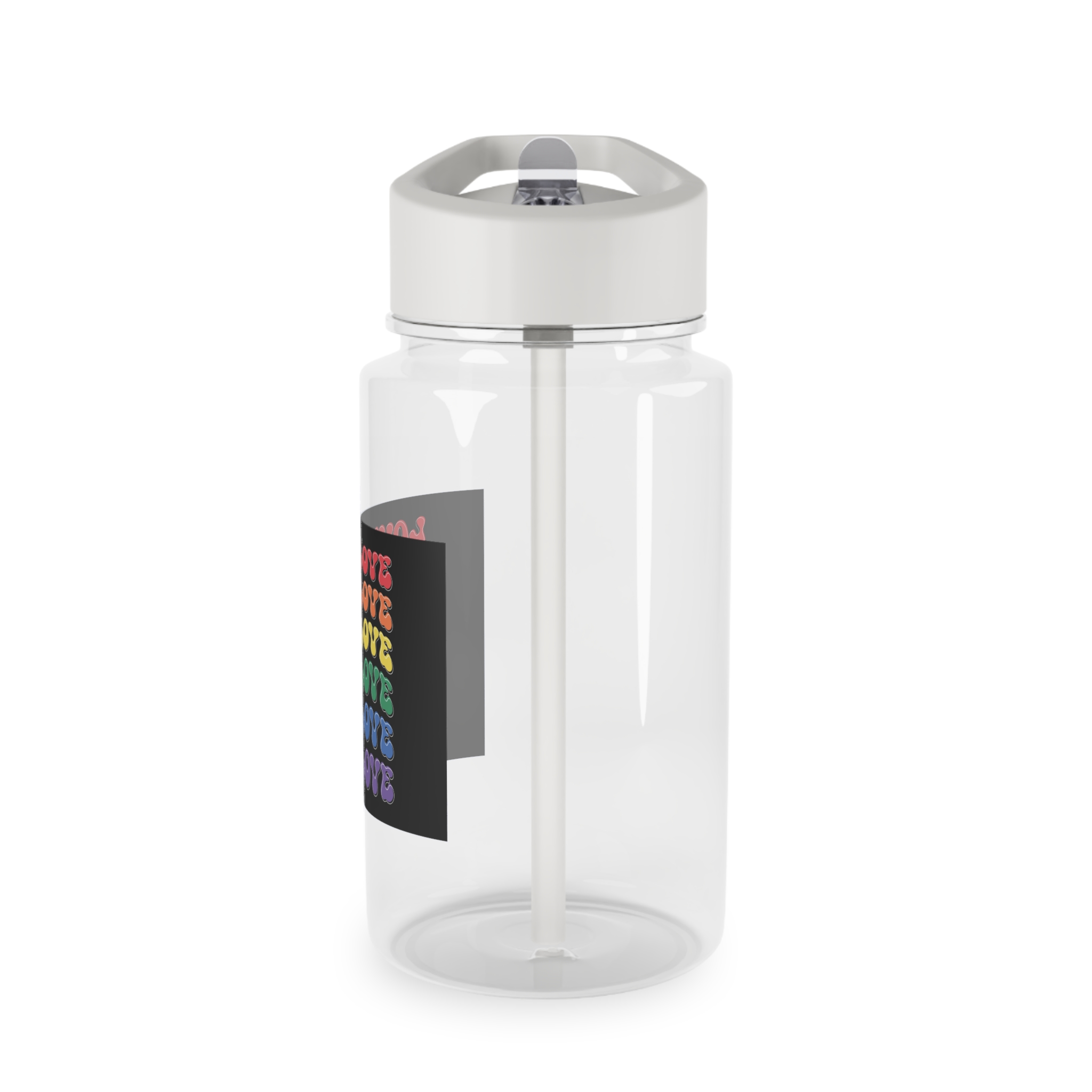 Pride Lgbtq Gay Typography Vector Tshirt Design(8) Tritan Water Bottle - Image 3