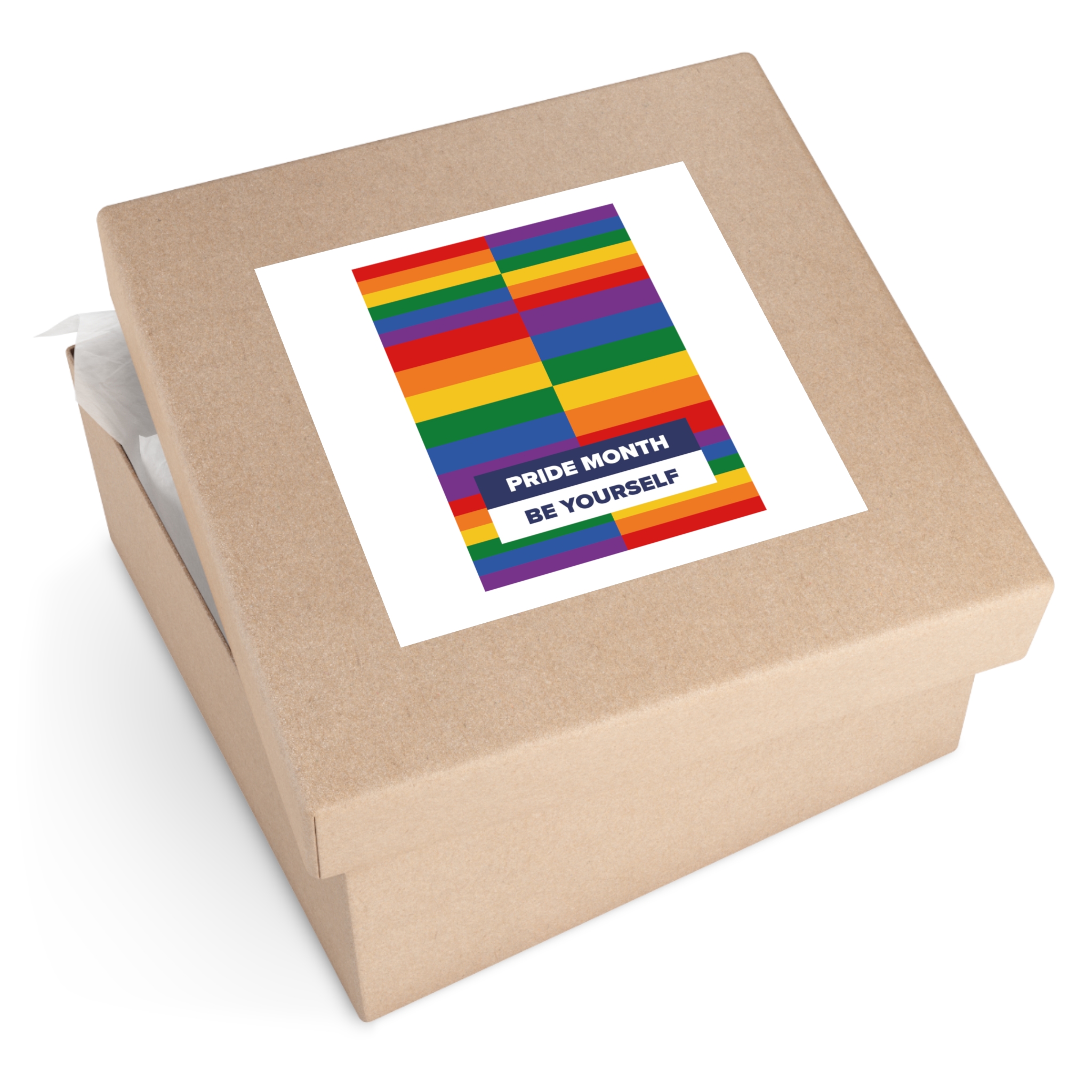Lgbt Pride Month June Lesbian Gay Bisexual Transgender Lgbtq Flag Rainbow Vector(3) Laminate Stickers Square - Image 63