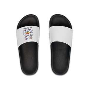 Pride Day Lettering Concept Mens Slide Sandals