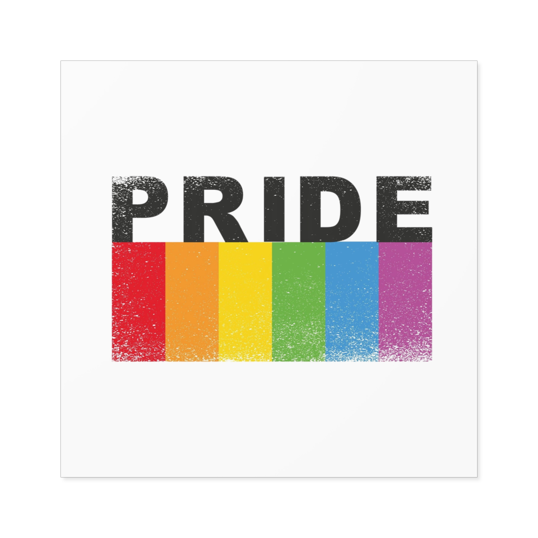Pride Banner Laminate Stickers Square - Image 29