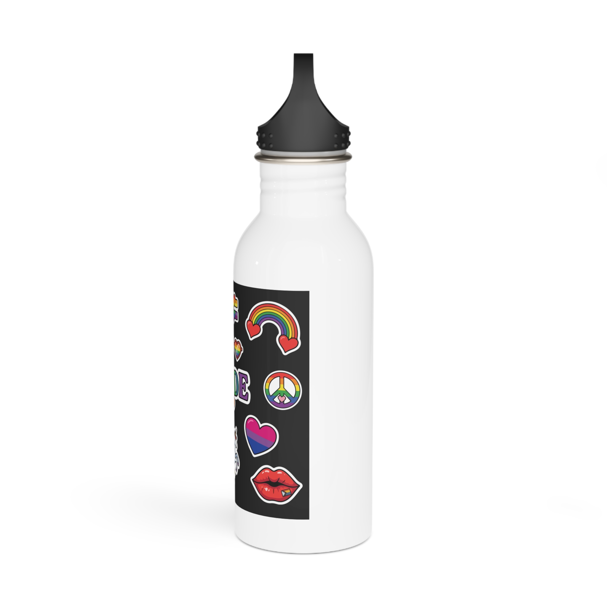Lesbian Pride Design 17553F Stainless Steel Water Bottle - Image 4