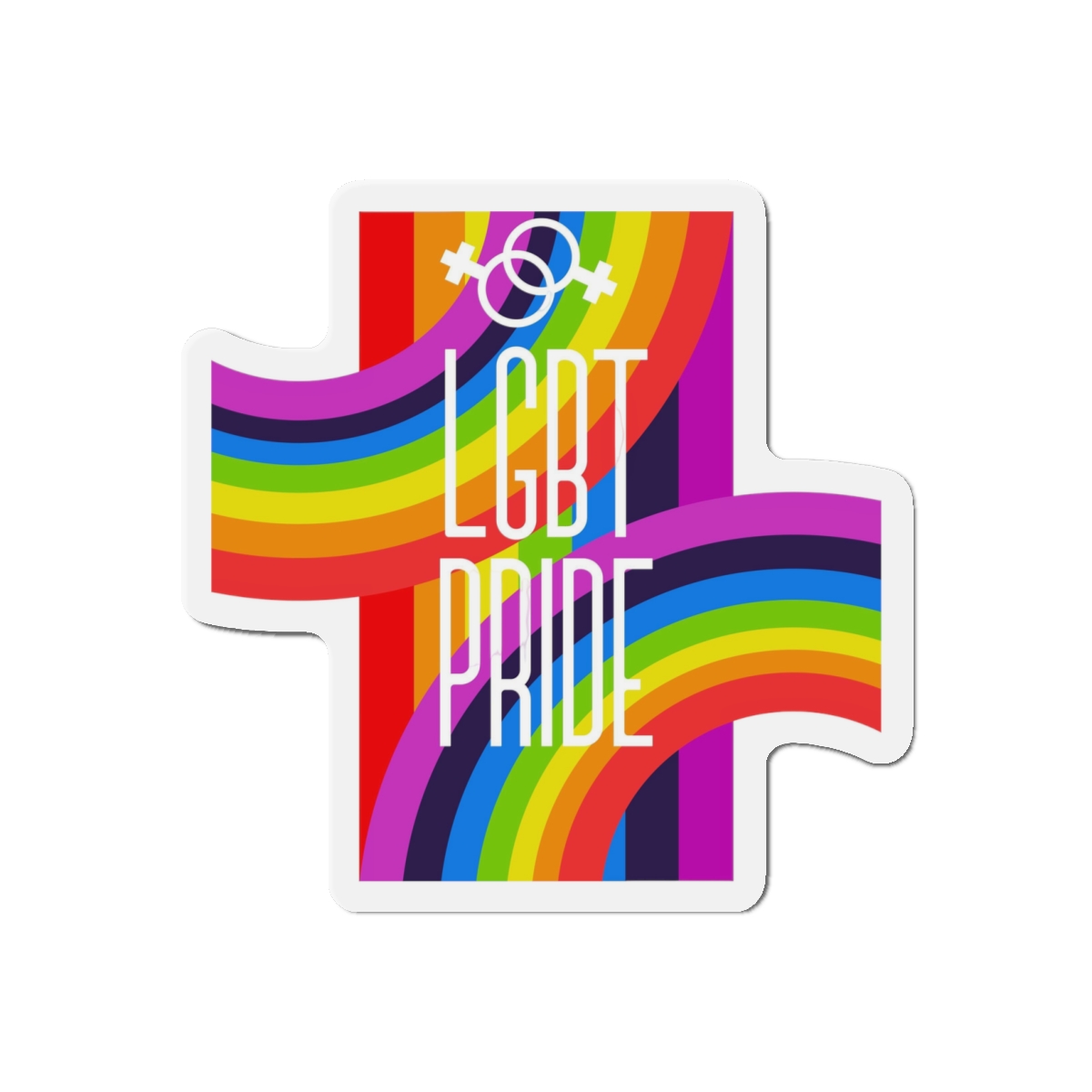 Gay Pride Background Lgbt Day Vector Illustration With Colorful Realistic Style Stickers Flyers Logo Designs Die Cut Magnets - Image 7