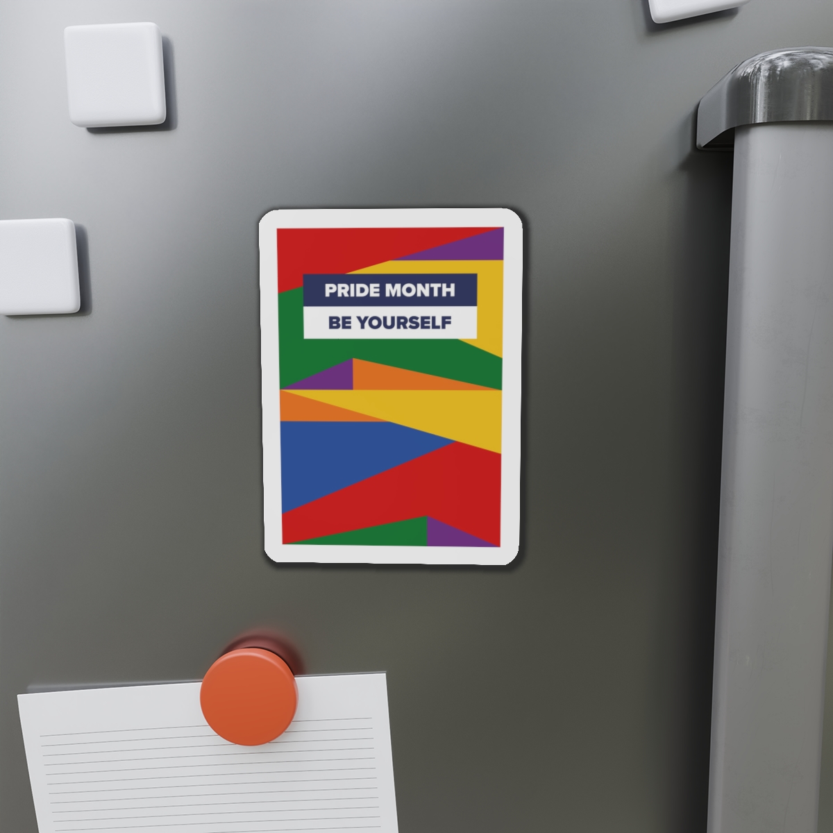 Lgbt Pride Month June Lesbian Gay Bisexual Transgender Lgbtq Flag Rainbow Vector(2) Die Cut Magnets - Image 11