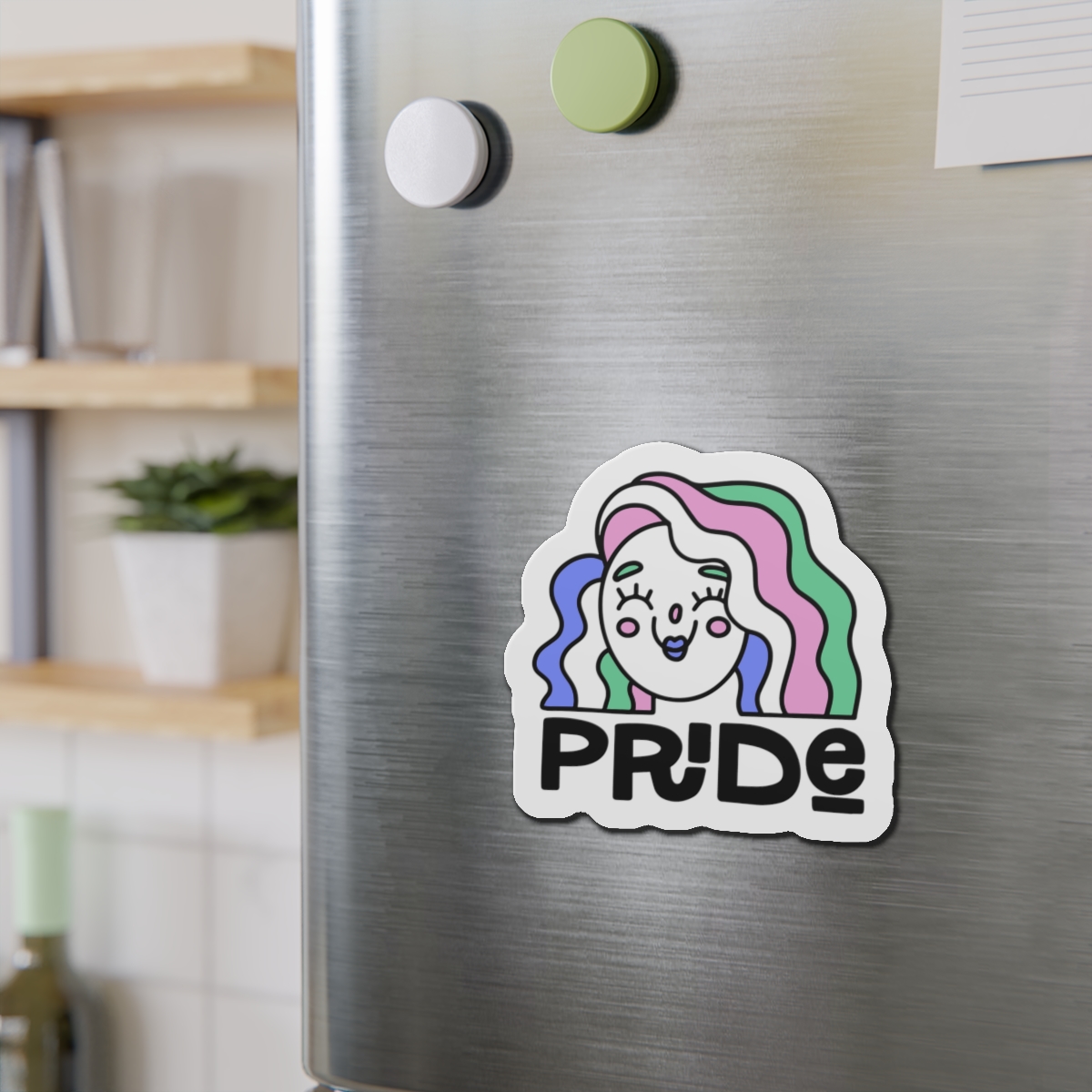 Pride Day Lettering Quote Concept Die Cut Magnets - Image 15