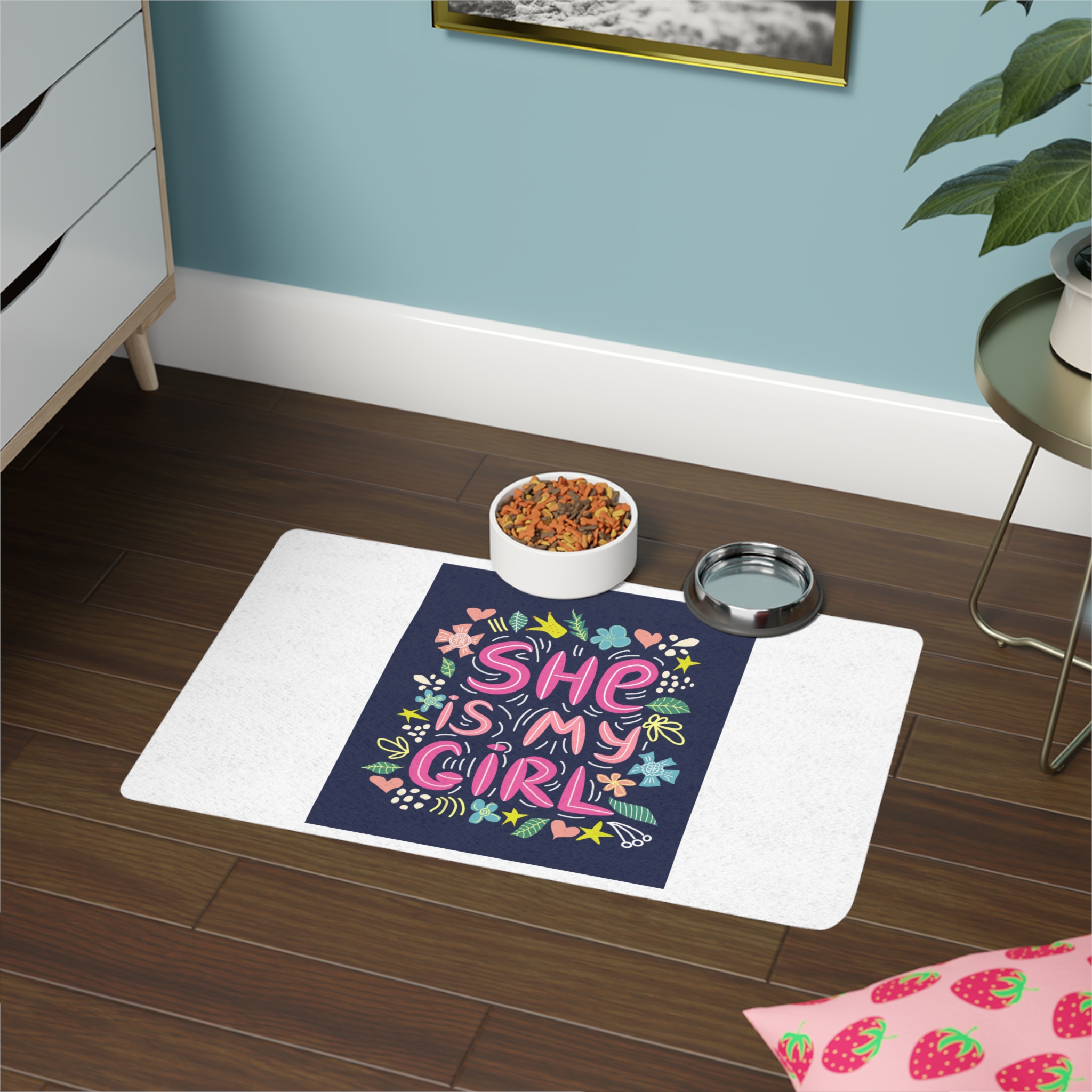 Lesbian Pride Design 7C7988 Pet Food Mat 12x18 - Image 4
