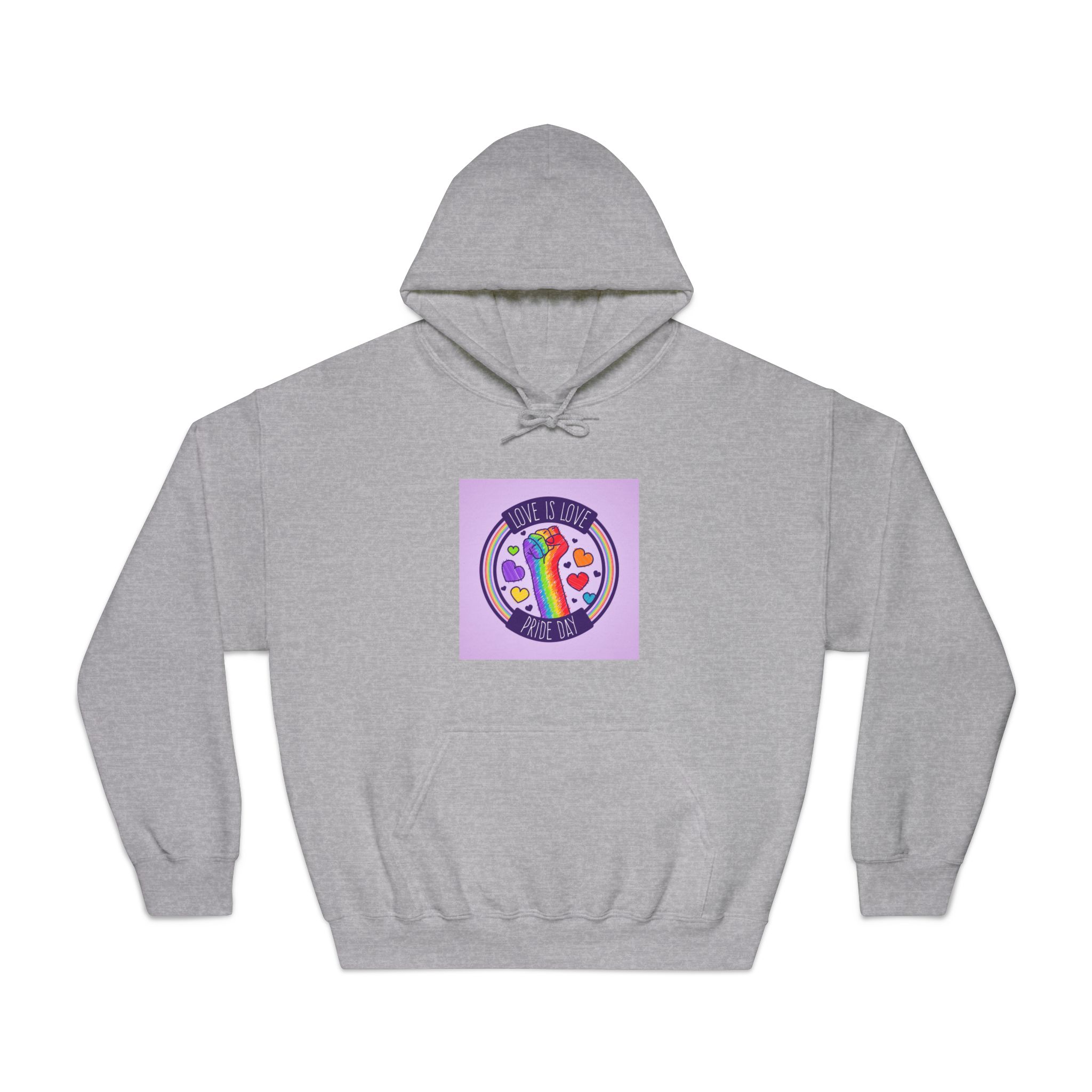 Pride Day Event Concept Unisex Dryblend Hooded Sweatshirt - Image 13