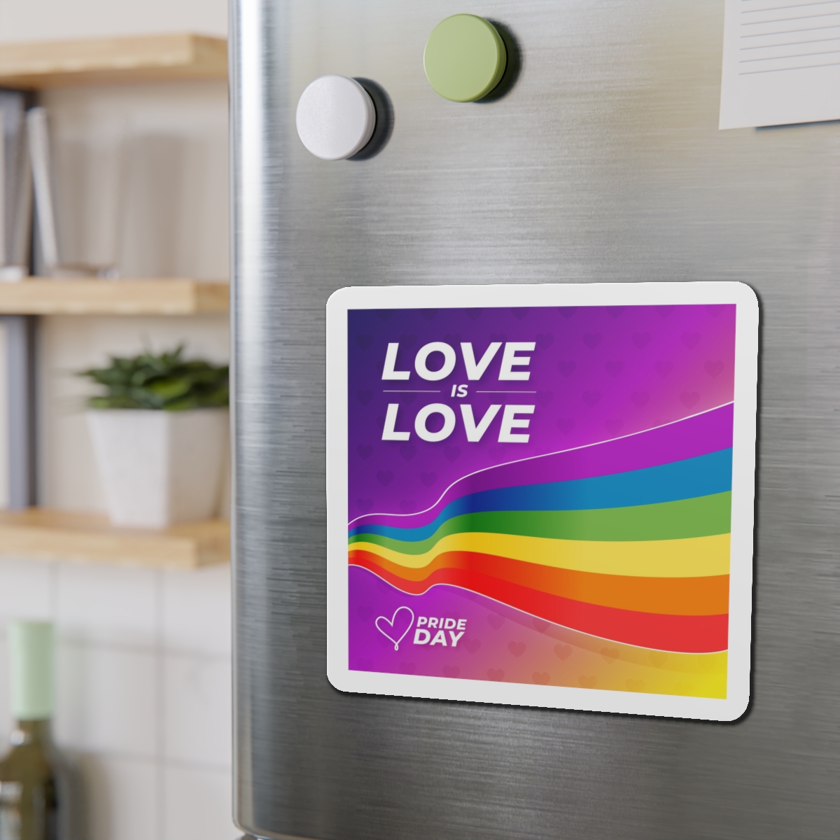 Colorful Pride Day Flag Concept Die Cut Magnets - Image 15
