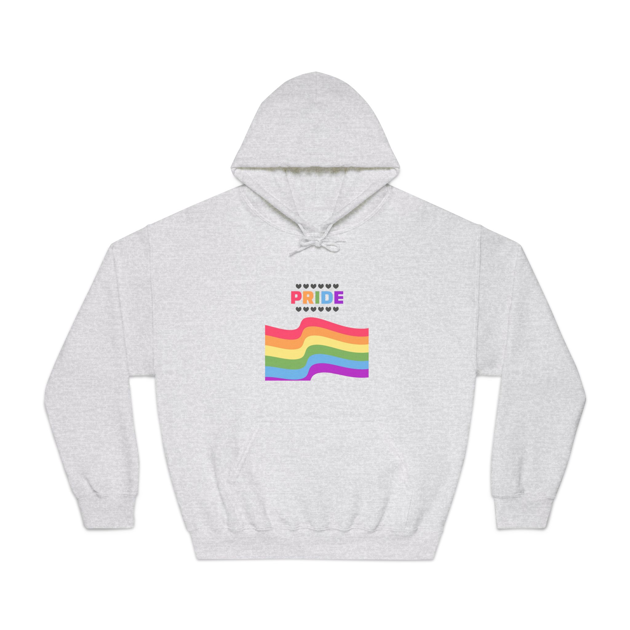 Pride Background With Flag Lgbtq Pride Unisex Dryblend Hooded Sweatshirt - Image 5