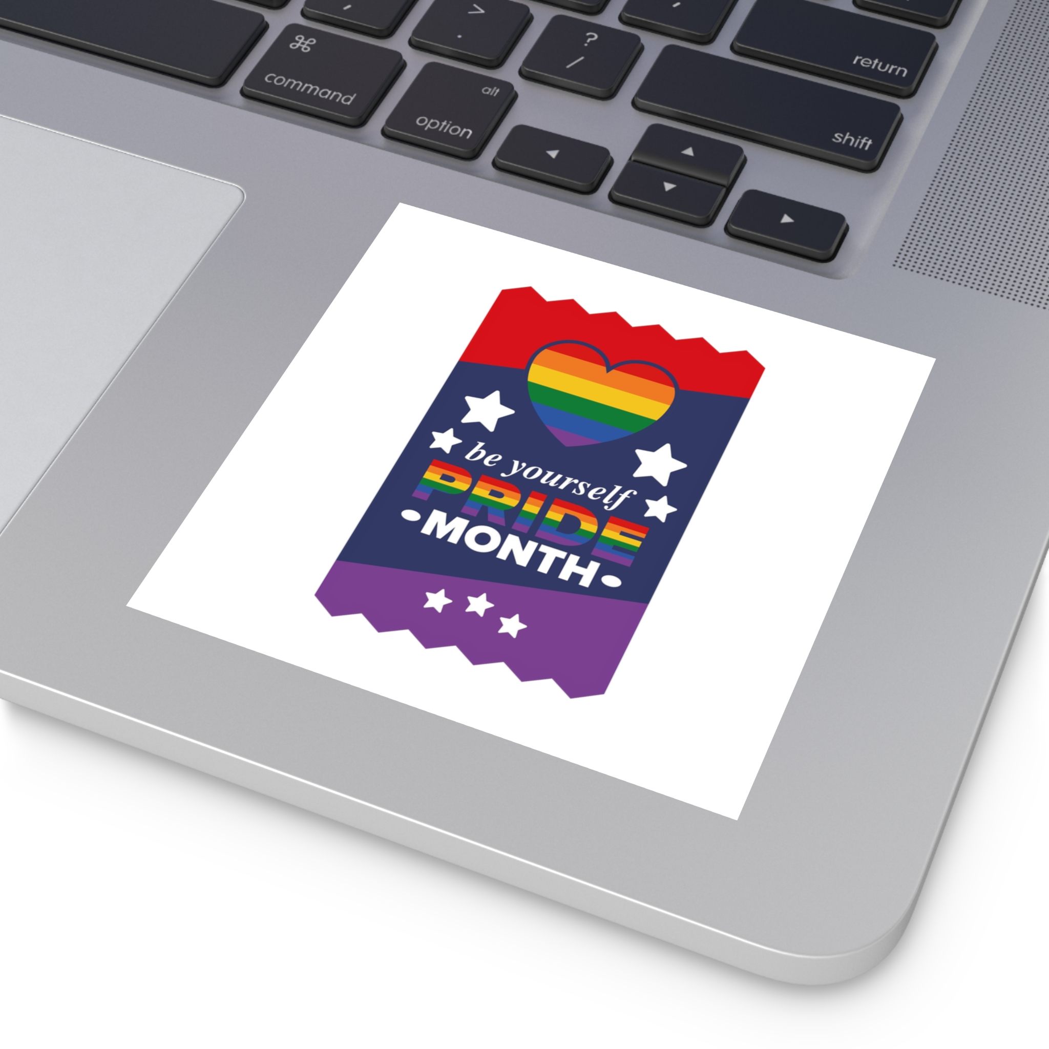 Lgbt Pride Month June Lesbian Gay Bisexual Transgender Love Lgbtq Flag Rainbow Vector Laminate Stickers Square - Image 23