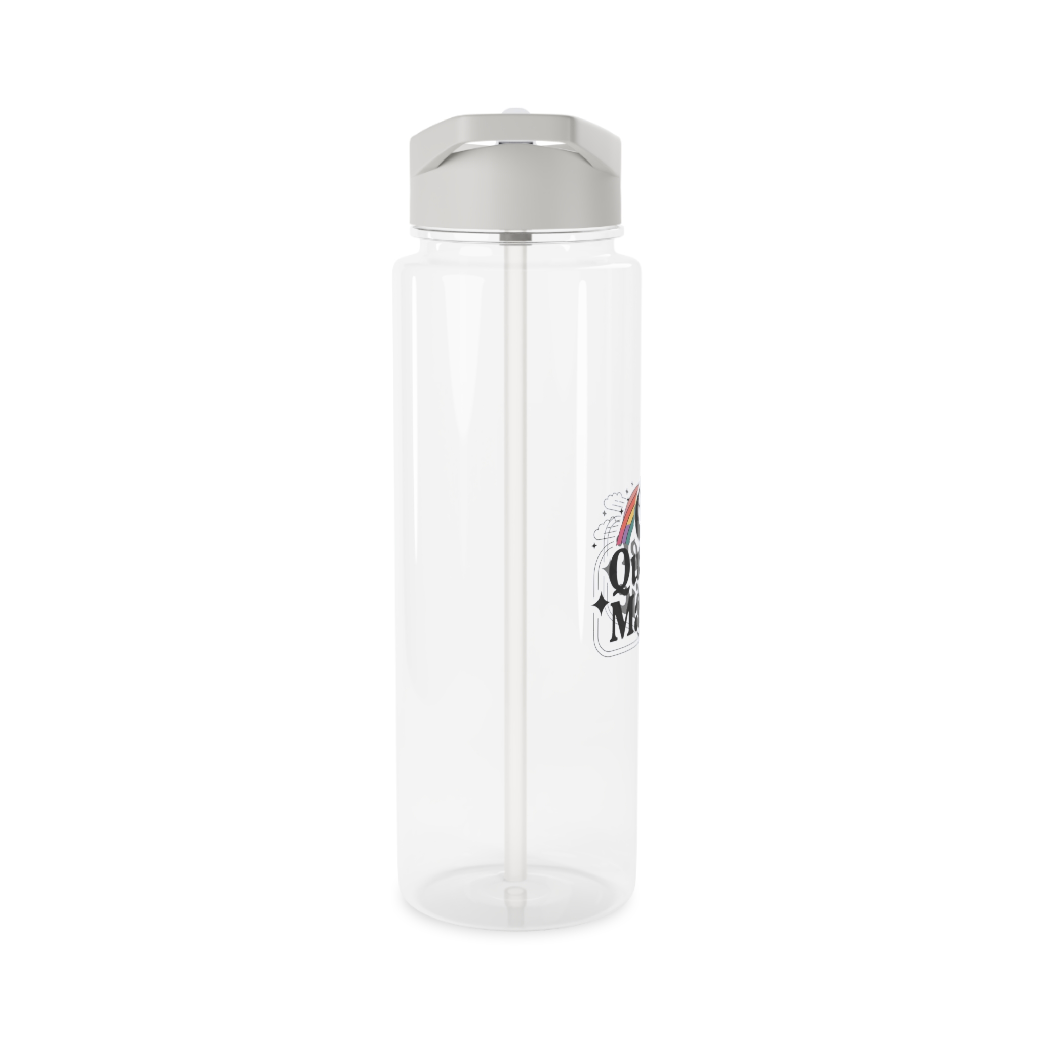 Queer Magic T Shirt Design Isolated White Background 2 Tritan Water Bottle - Image 8