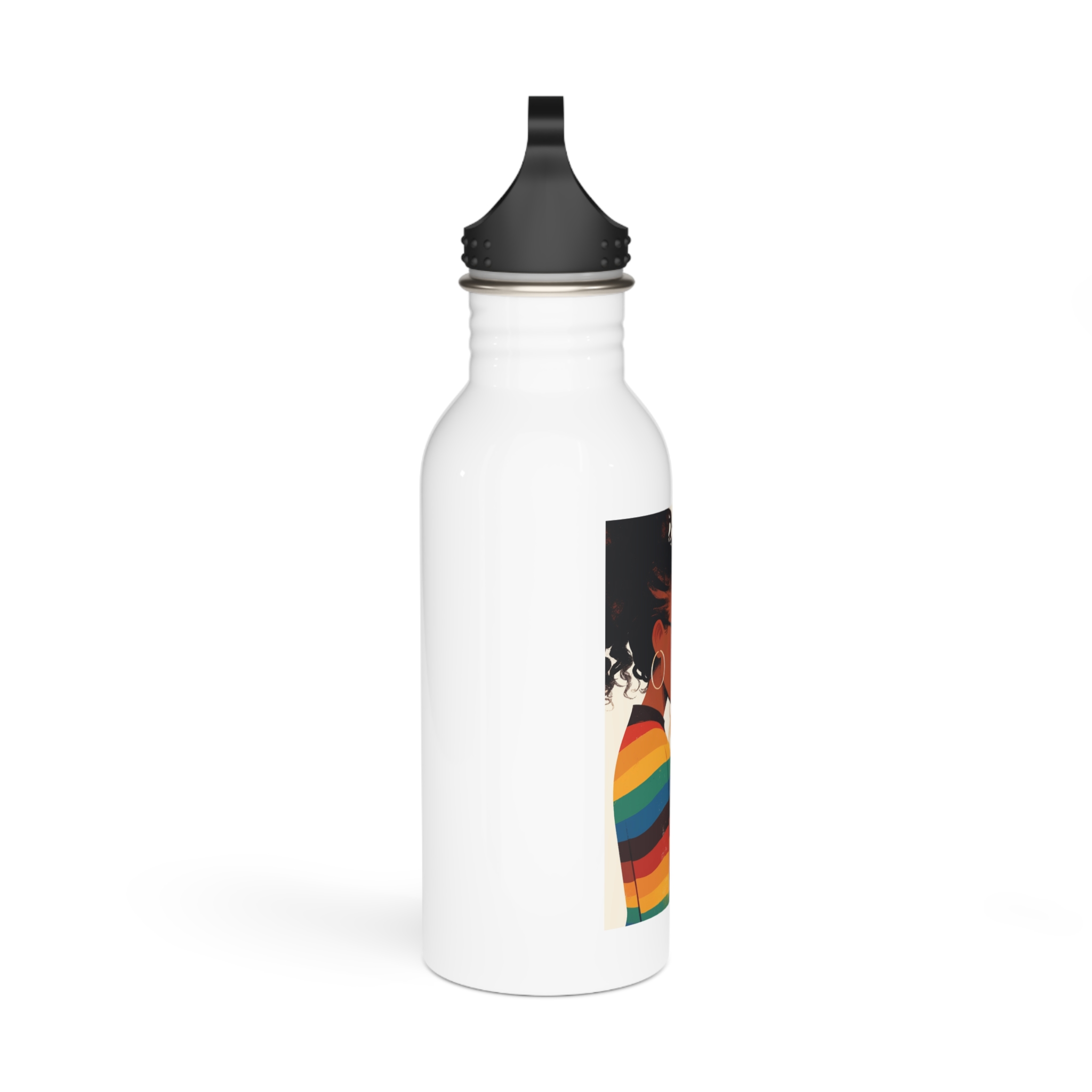 Lesbian Pride Design E09351 Stainless Steel Water Bottle - Image 2