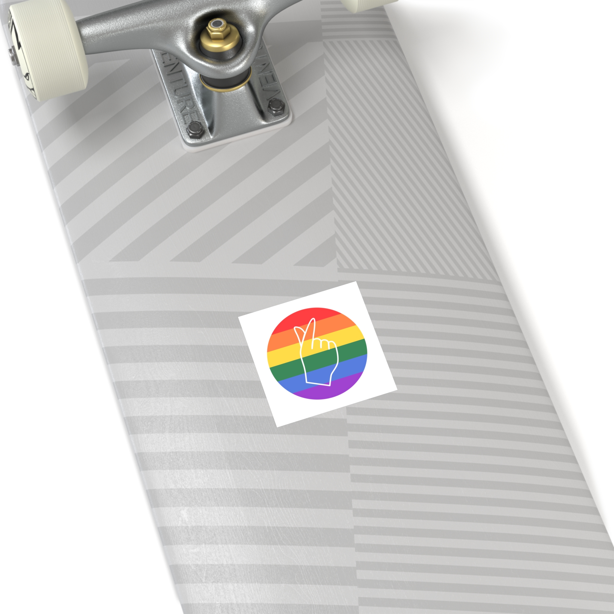 Lgbtq Diversity Rainbow Pride Concept Vector Isolated Illustration Laminate Stickers Square - Image 12