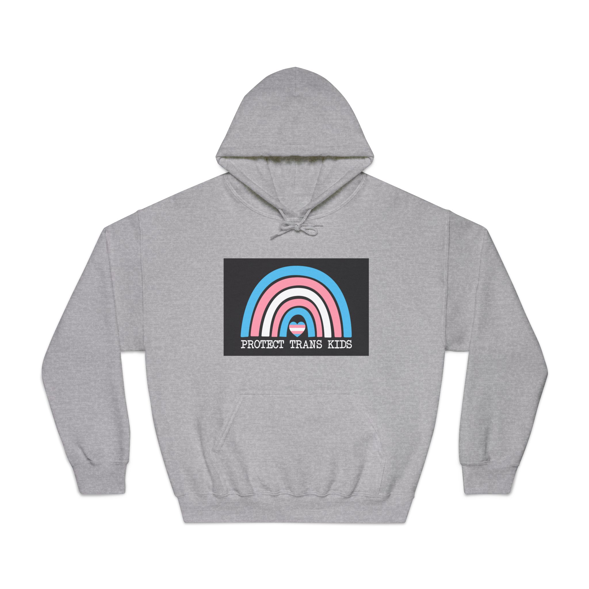 Poster That Says Protection Boys Their Kids Unisex Dryblend Hooded Sweatshirt - Image 13