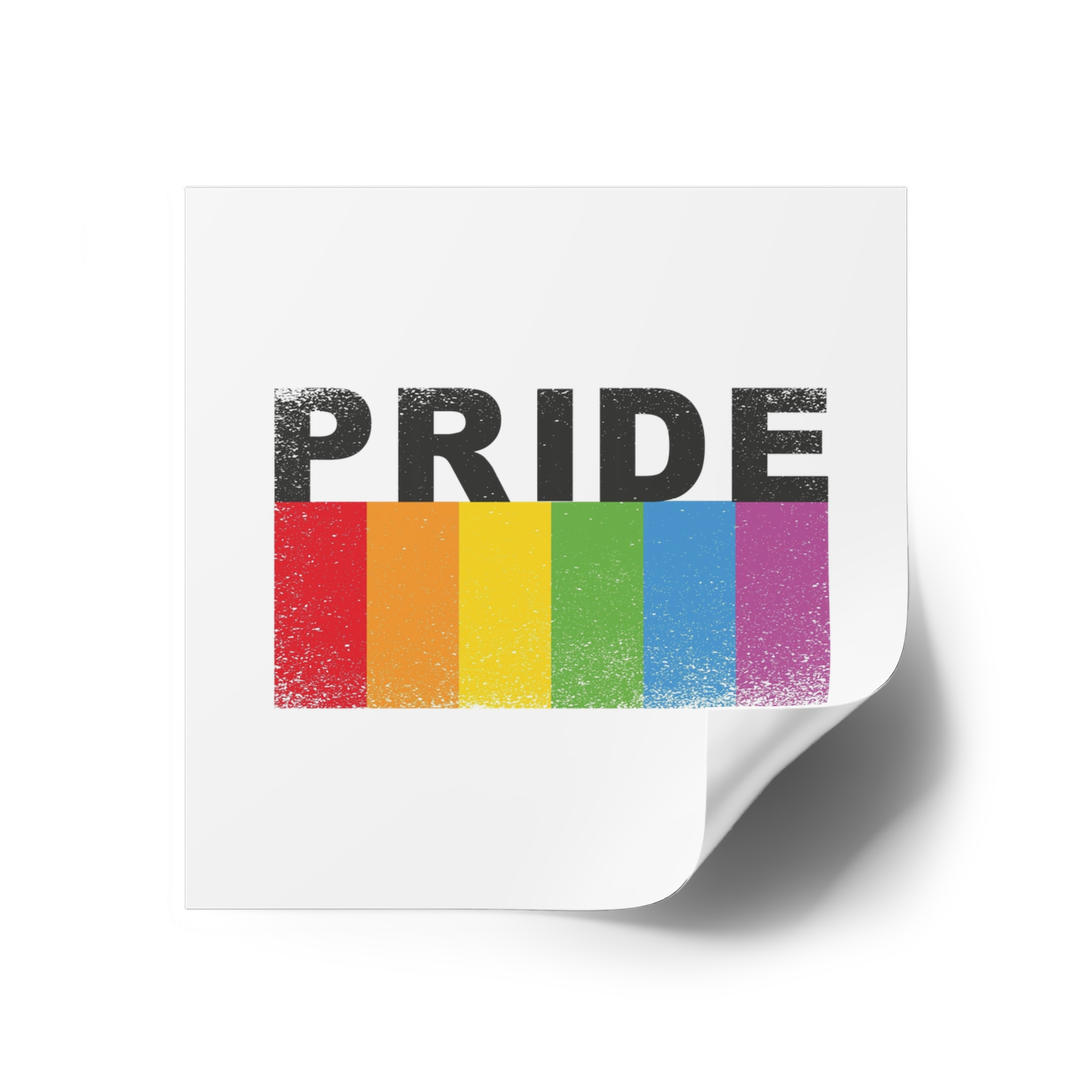 Pride Banner Laminate Stickers Square - Image 26
