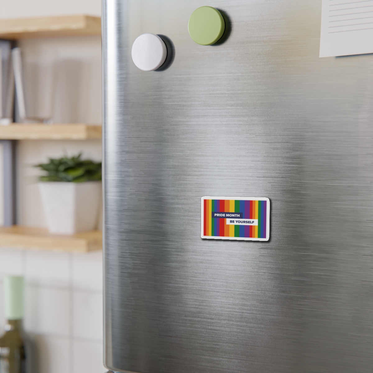 Lgbt Pride Month June Lesbian Gay Bisexual Transgender Lgbtq Flag Rainbow Vector2 Die Cut Magnets - Image 3