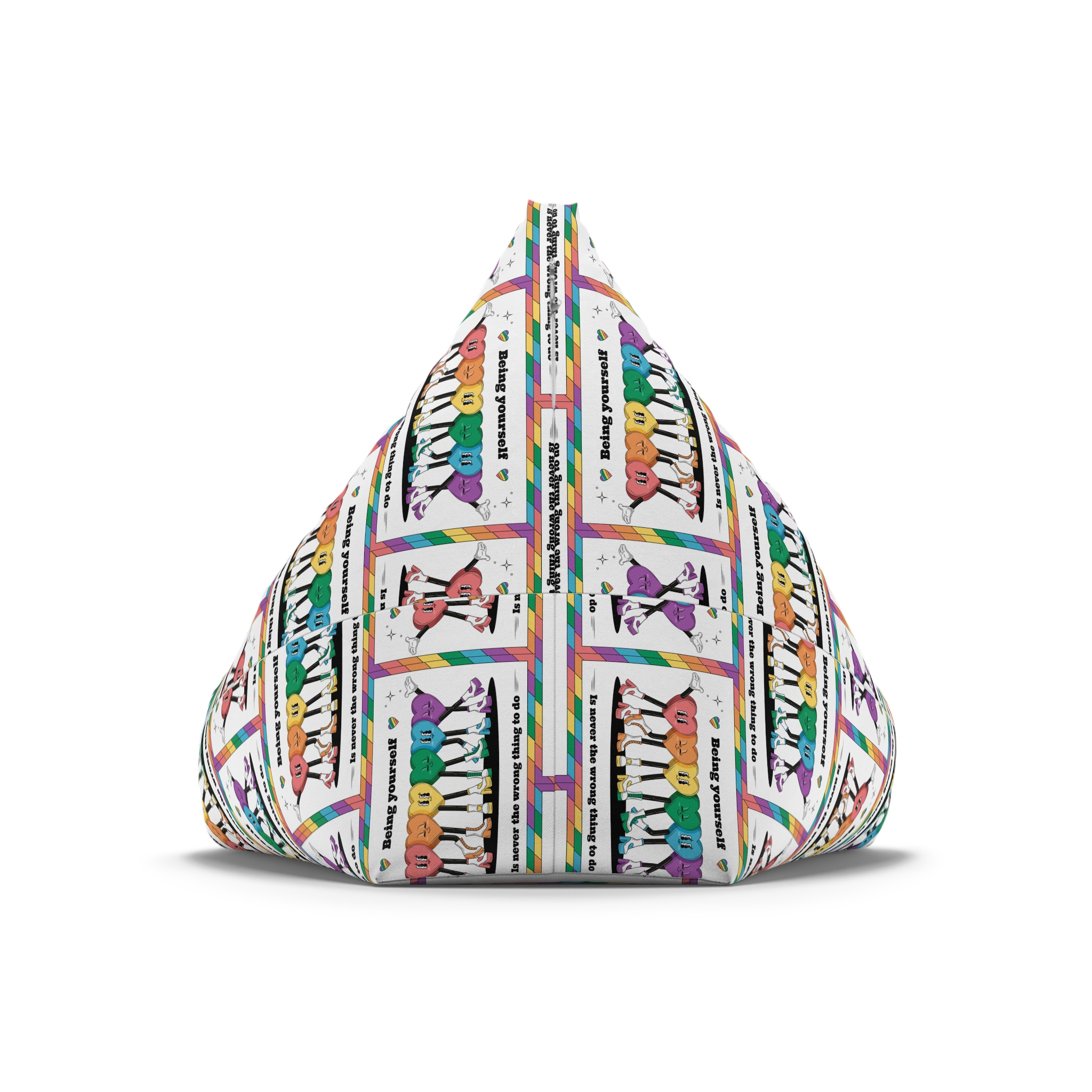 Illustration Pride Month Celebration Bean Bag Chair Cover - Image 6