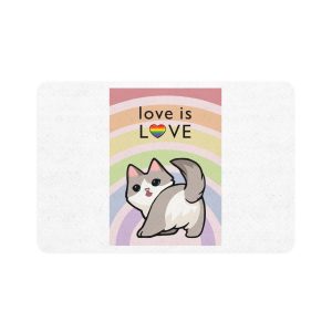 Lesbian Pride Design 20D8A2 Pet Food Mat 12x18