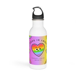 Free Vector Colorful Pride Month Stainless Steel Water Bottle