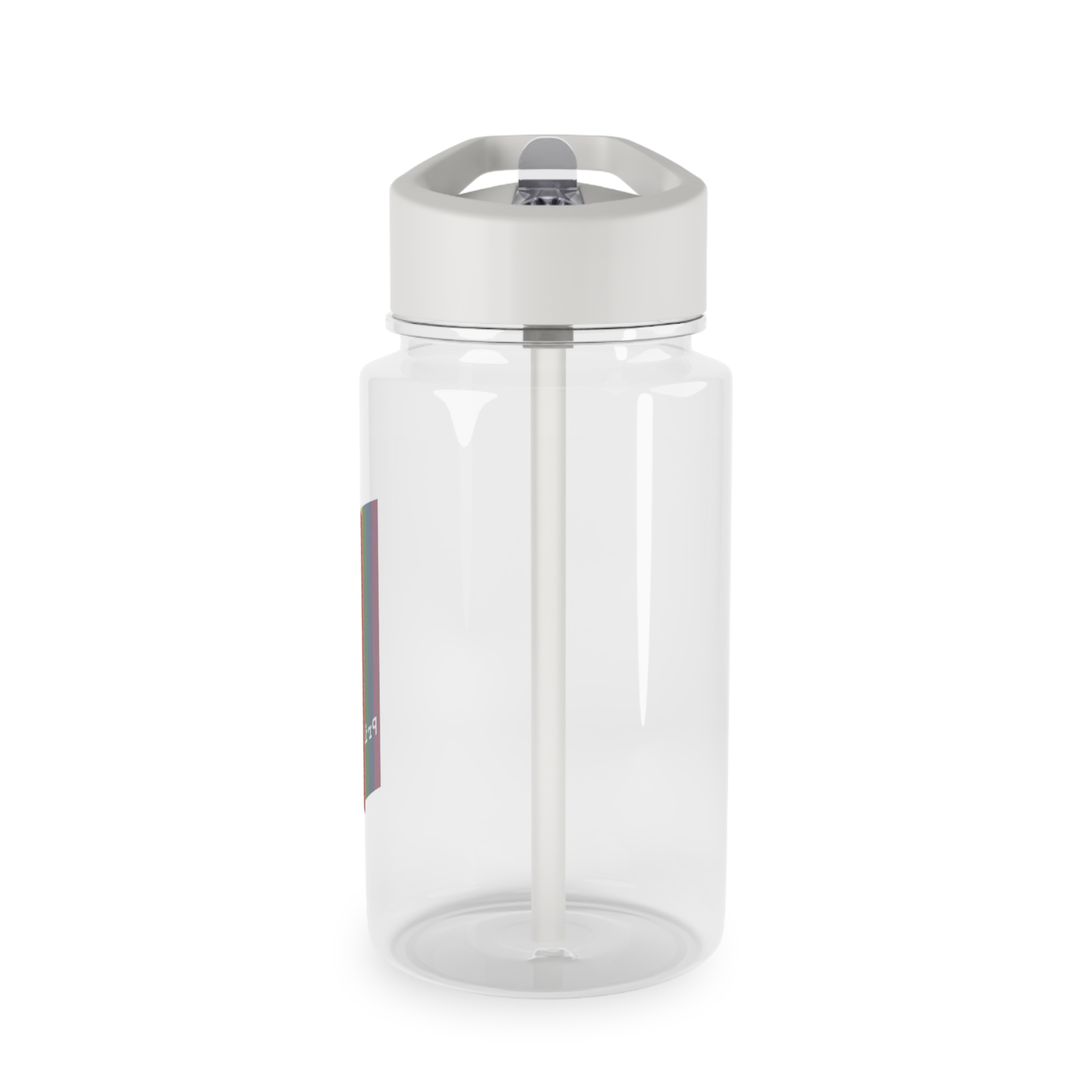 Poster With Rainbow Pride Concept Tritan Water Bottle - Image 3