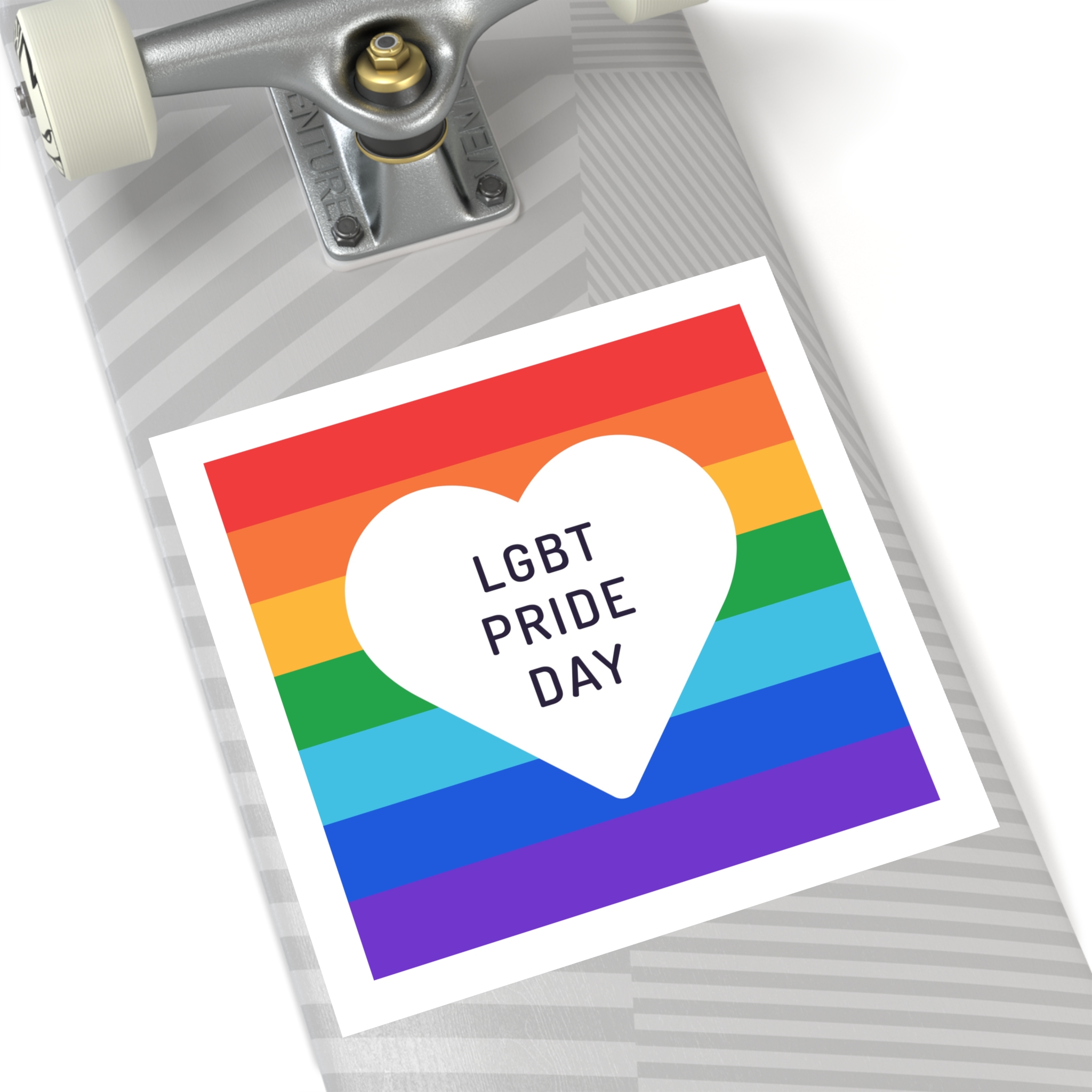 Pride Day 1 Laminate Stickers Square - Image 52