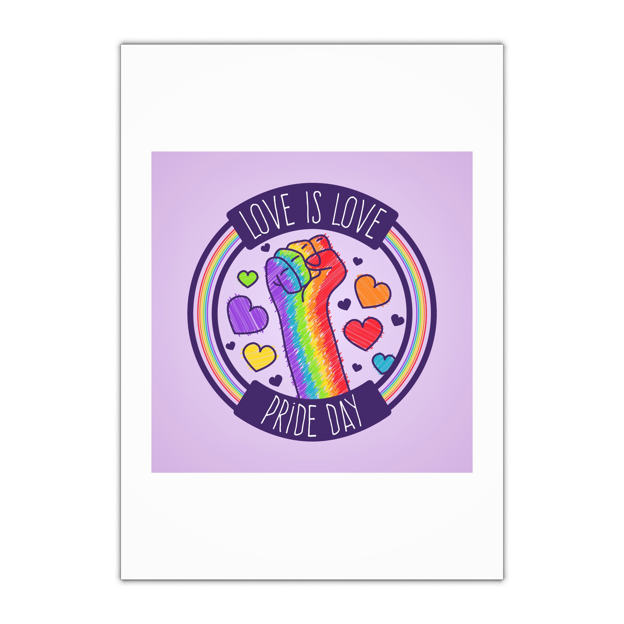 Pride Day Event Concept Gift Wrapping Paper Sheets 1pc