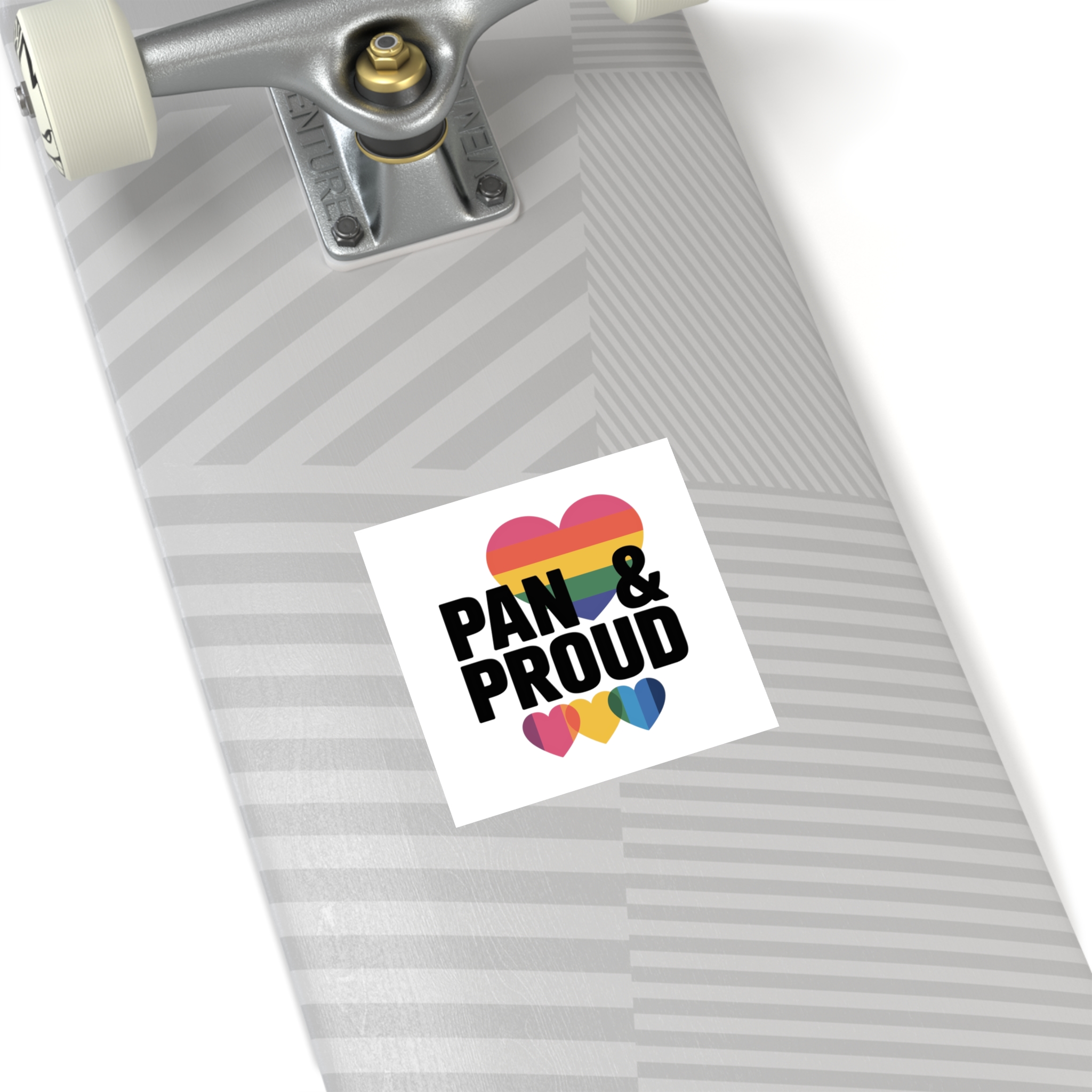 Pan Proud T Shirt Design Isolated White Background 2 Laminate Stickers Square - Image 20