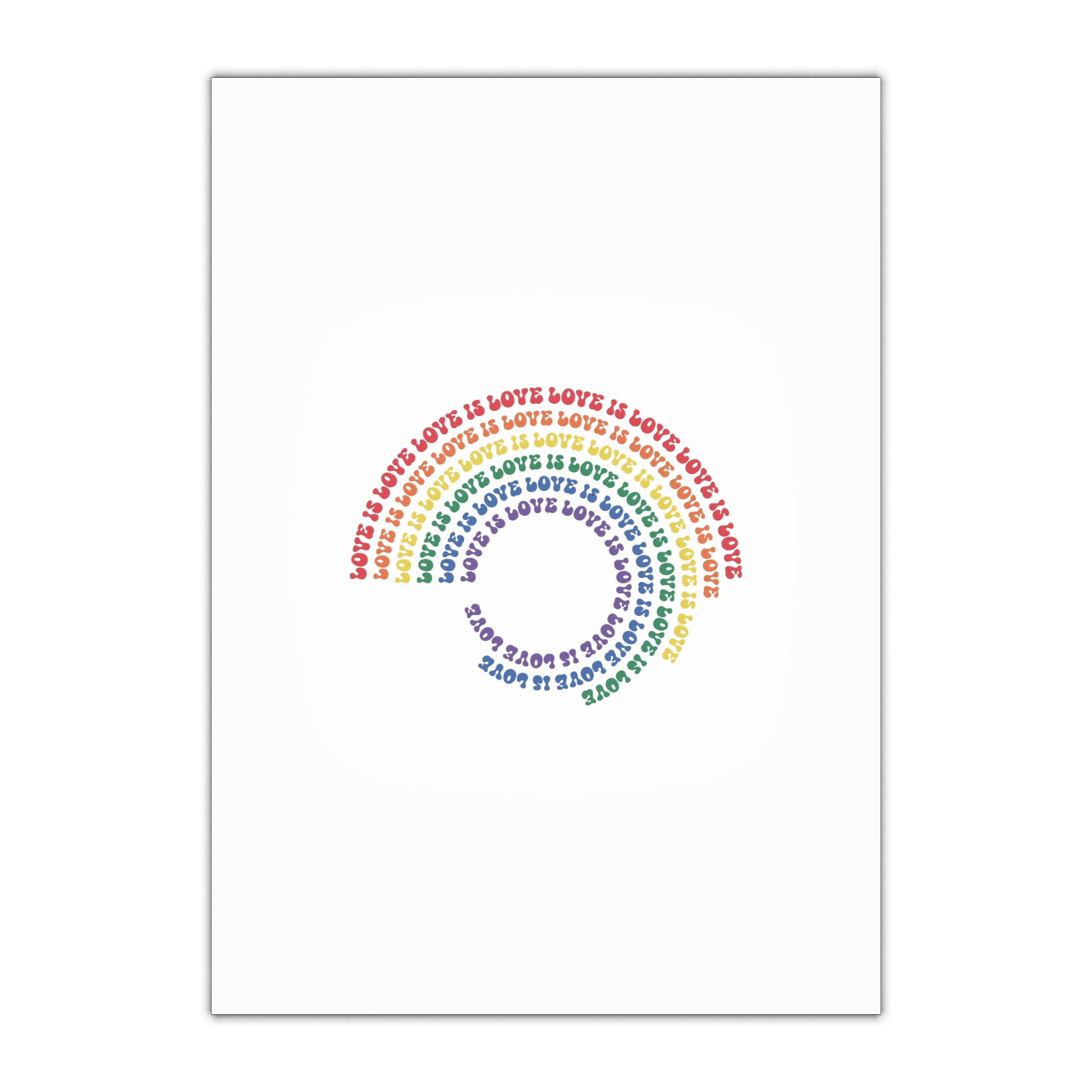 Pride Lgbtq Gay Typography Vector Tshirt Design Gift Wrapping Paper Sheets 1pc