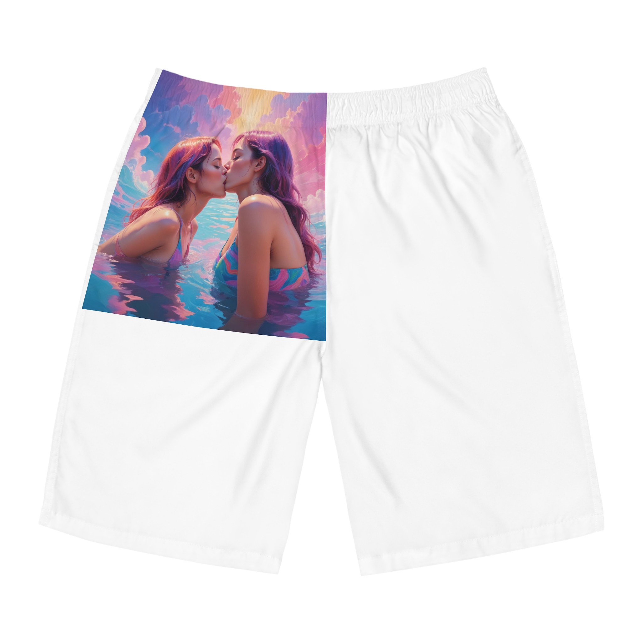 Lesbian Pride Design 9A4266 Mens Board Shorts Aop
